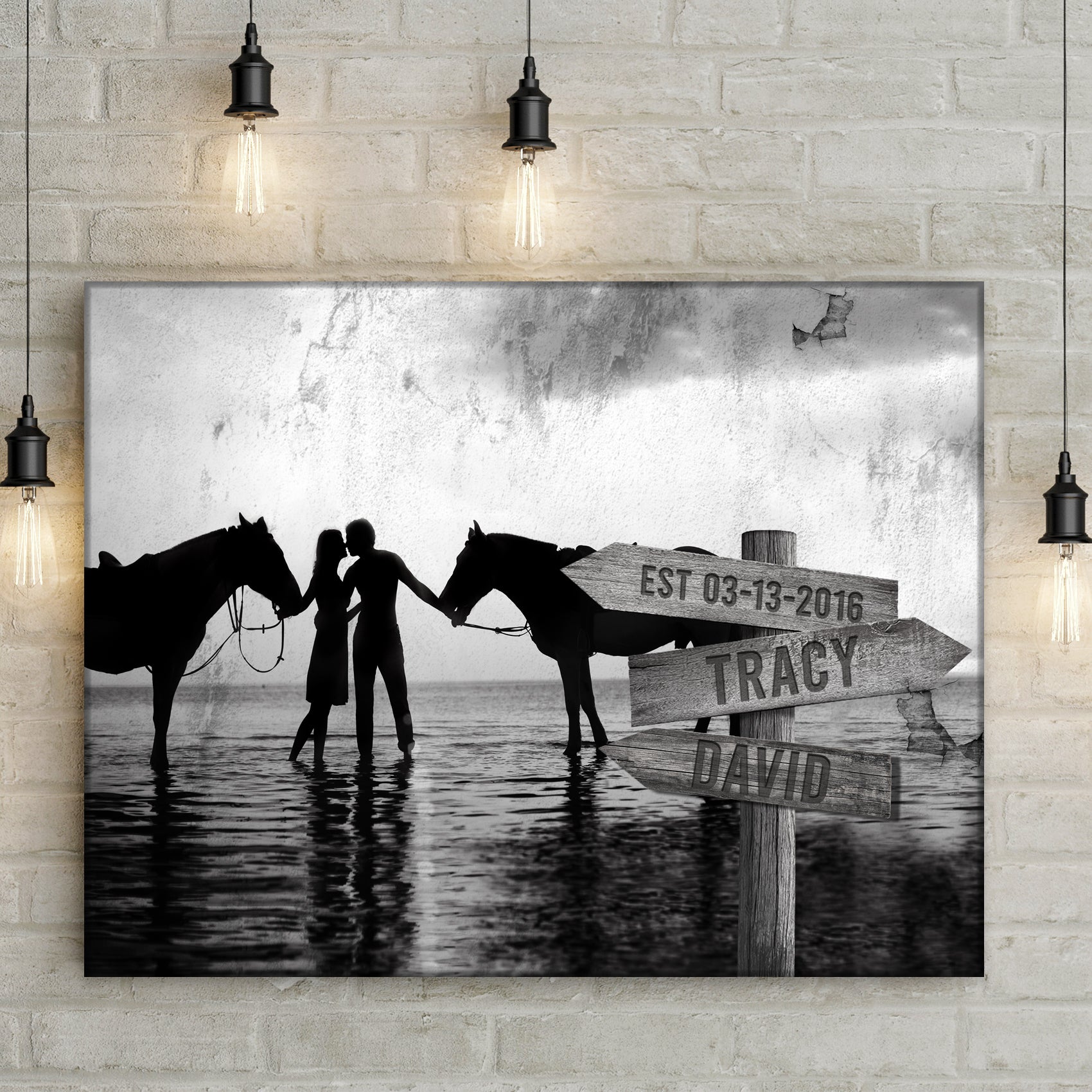 Horse Couple Sign on sale at MyriadMart