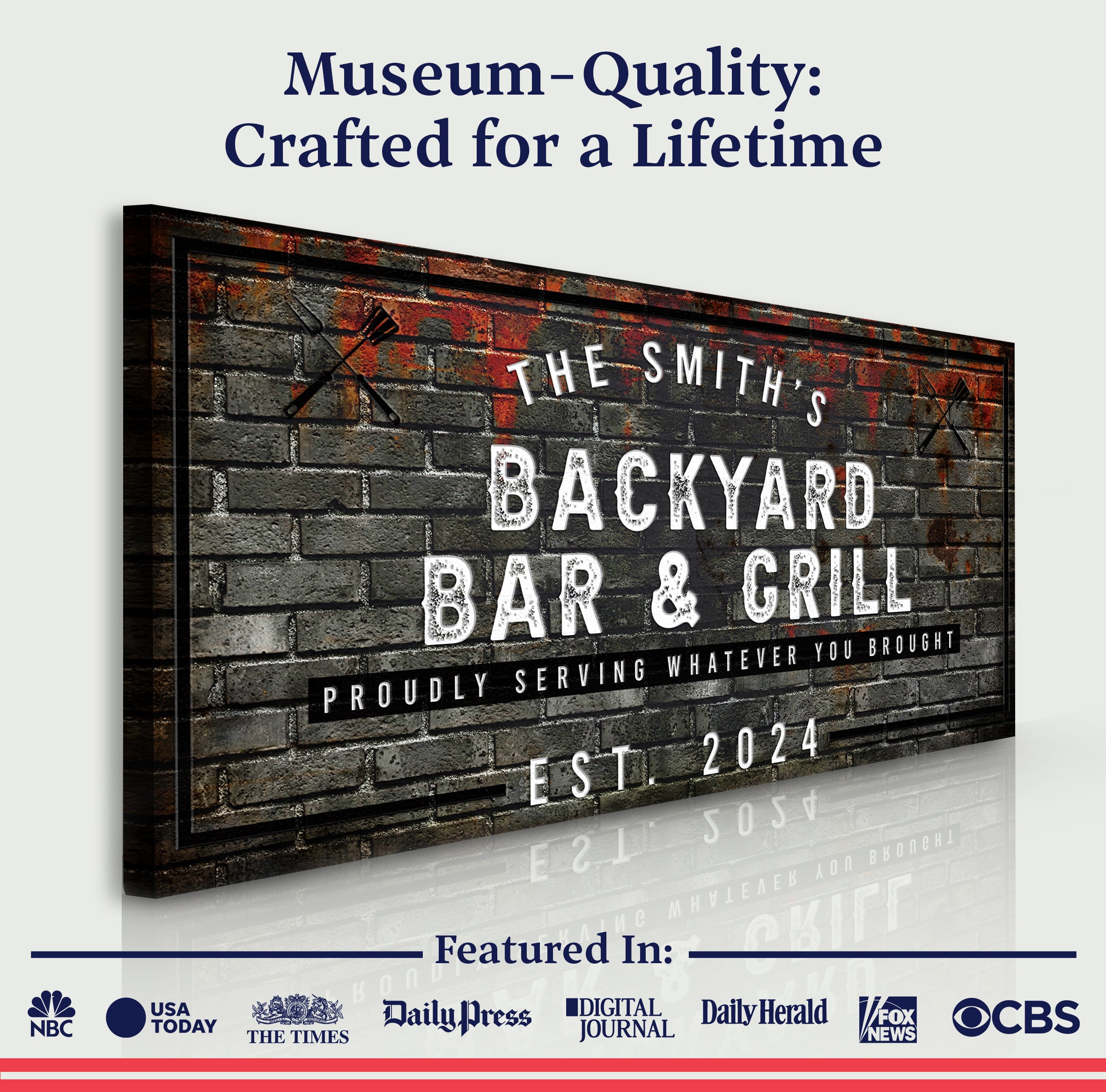 Backyard Bar & Grill Sign XXI on sale at MyriadMart