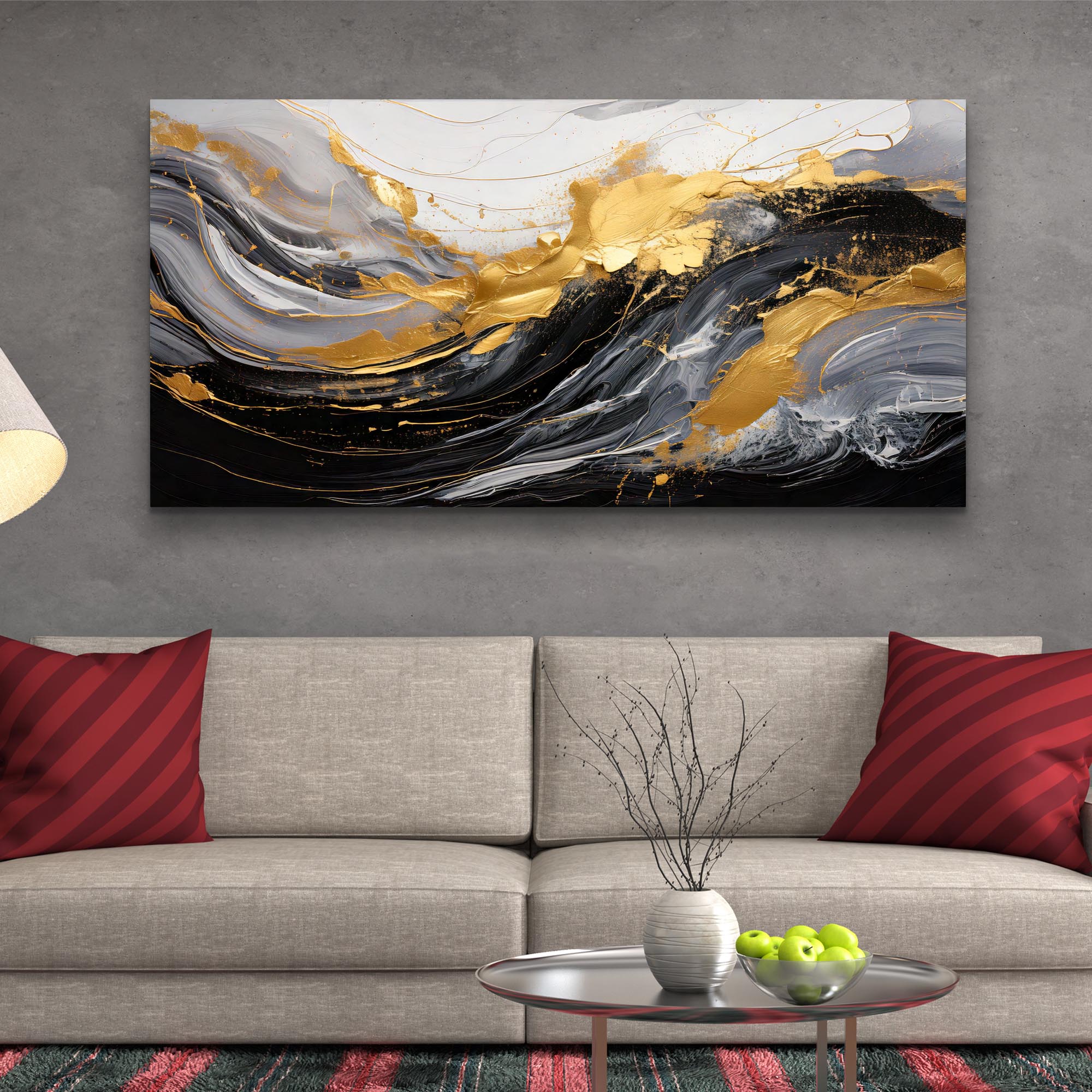 Modern Abstract Shadows Wall Art on sale at MyriadMart