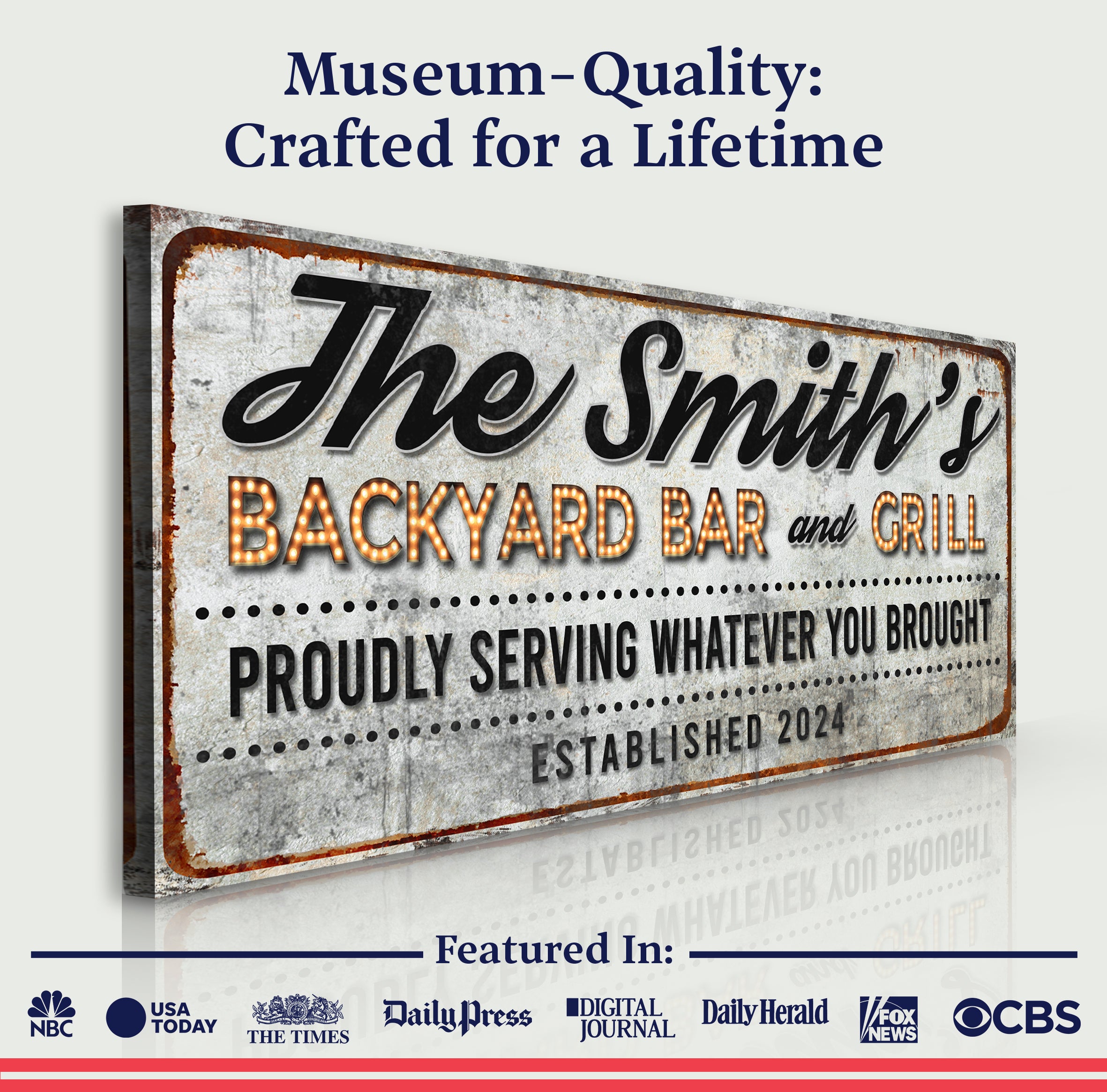 Backyard Bar & Grill Sign XX on sale at MyriadMart