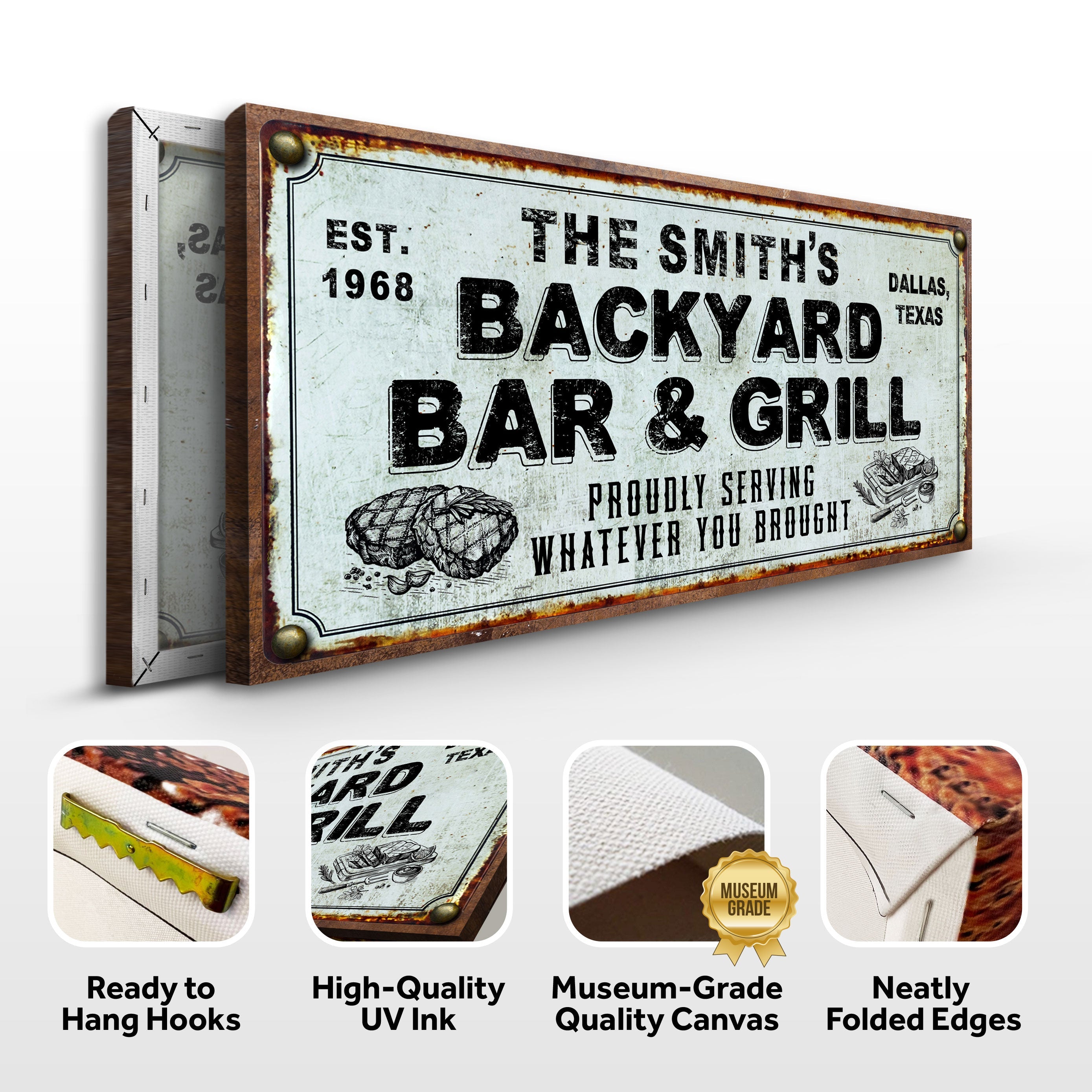 Backyard Bar & Grill Sign XXIV on sale at MyriadMart