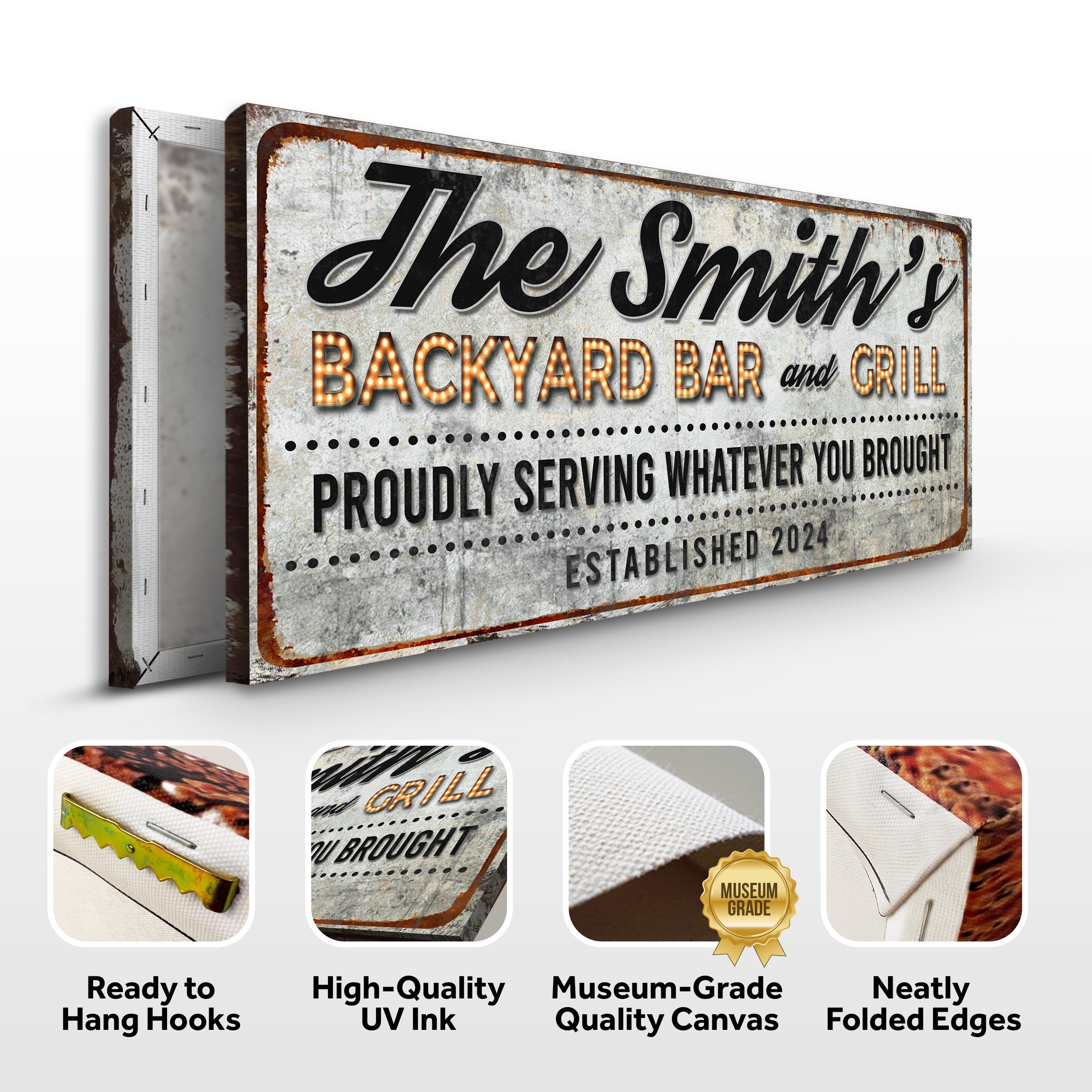 Backyard Bar & Grill Sign XX on sale at MyriadMart