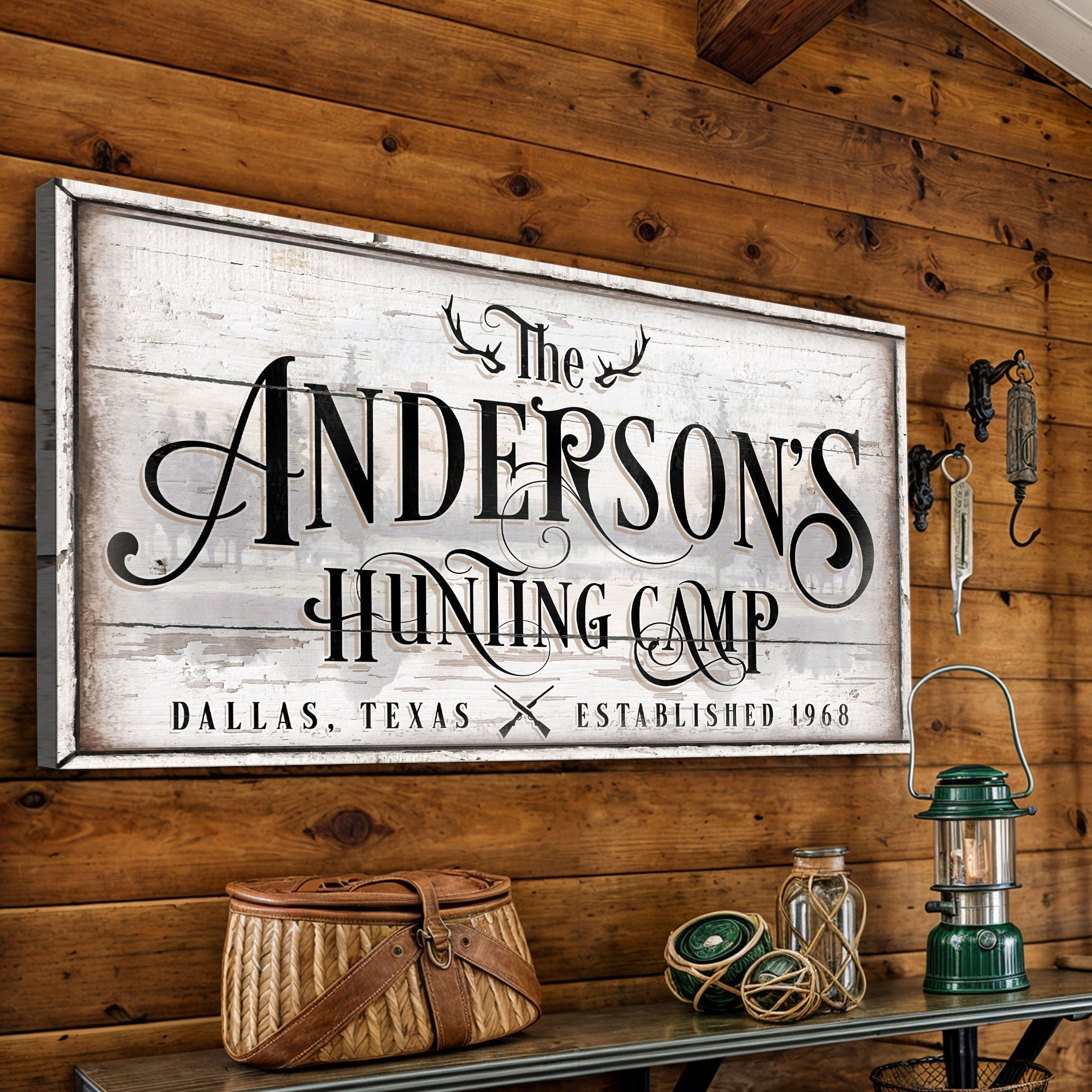 Family Hunting Camp Sign II on sale at MyriadMart