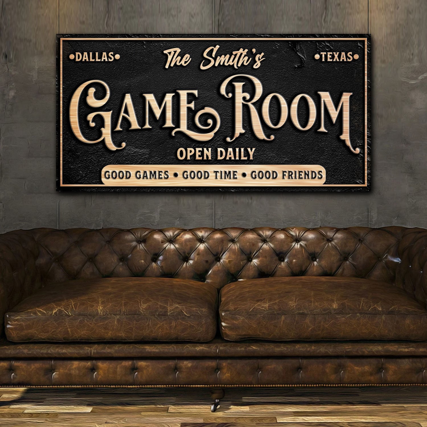 Personalized Game Room Sign on sale at MyriadMart