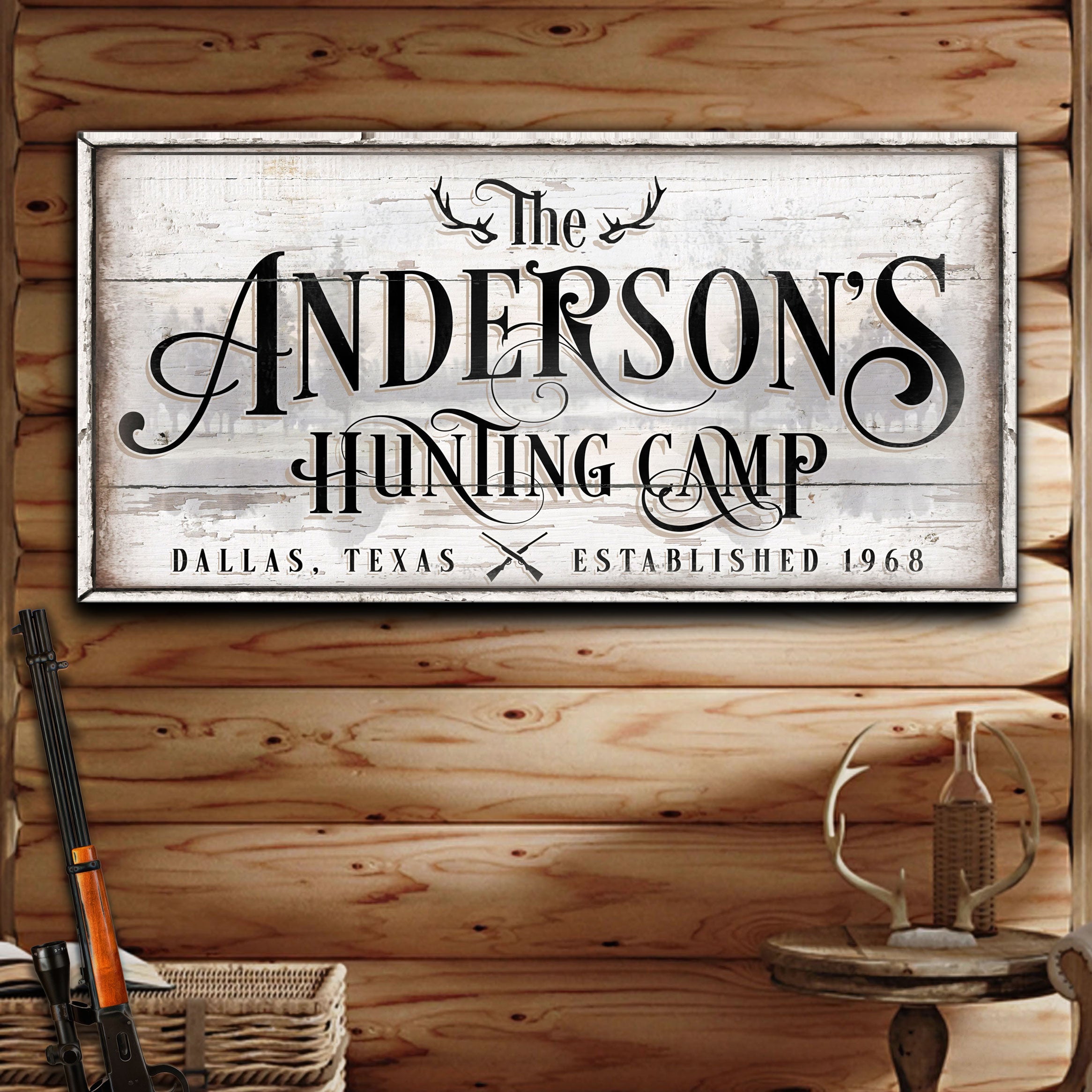Family Hunting Camp Sign II on sale at MyriadMart