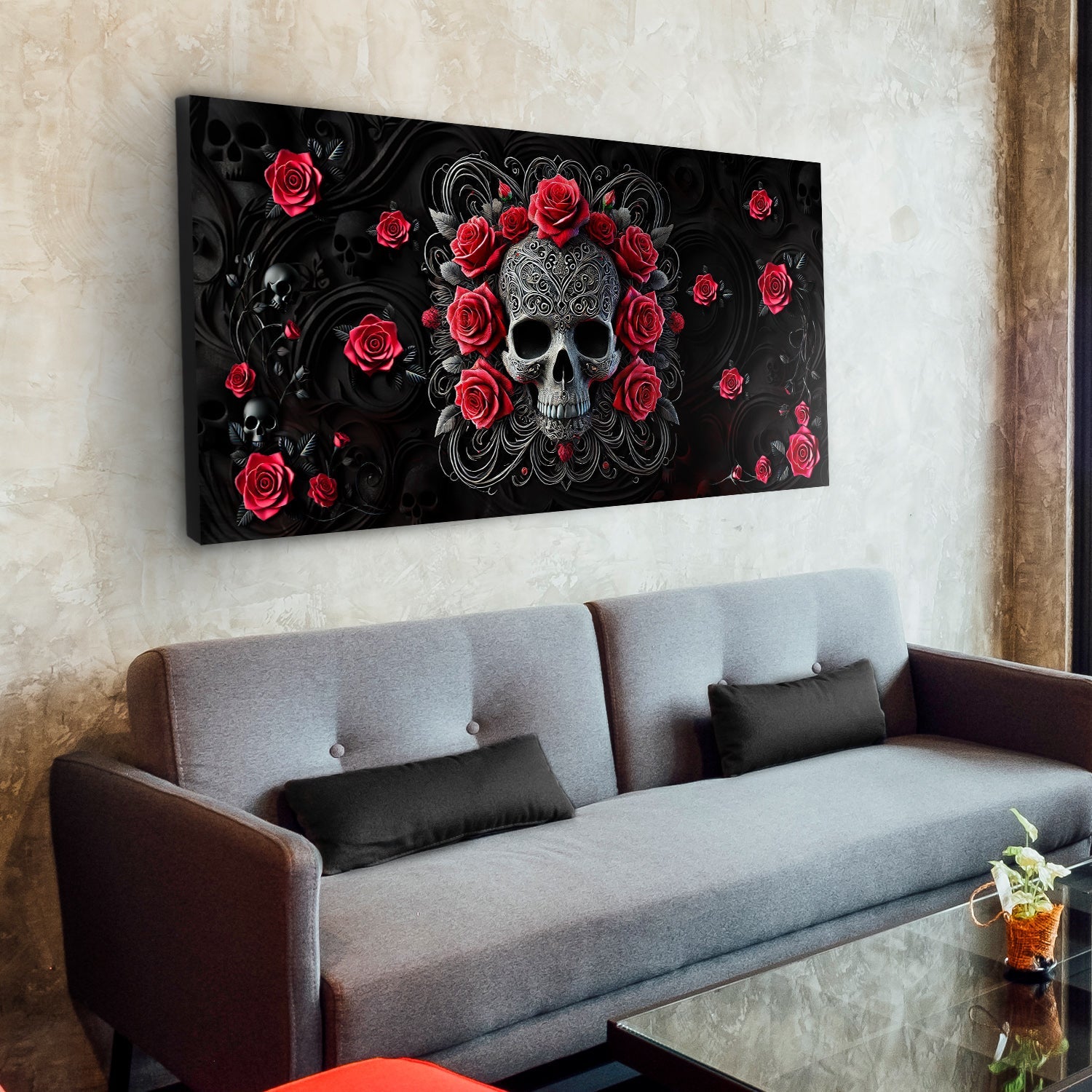 3D Vintage Skull Wall Art II on sale at MyriadMart