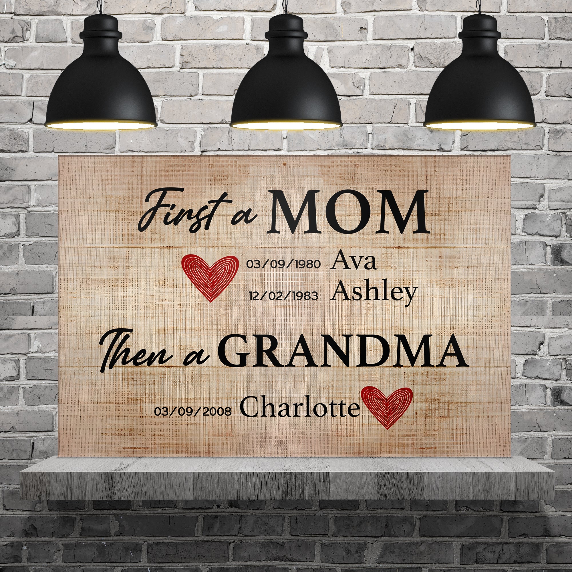 Mother's Day Sign First A Mom on sale at MyriadMart