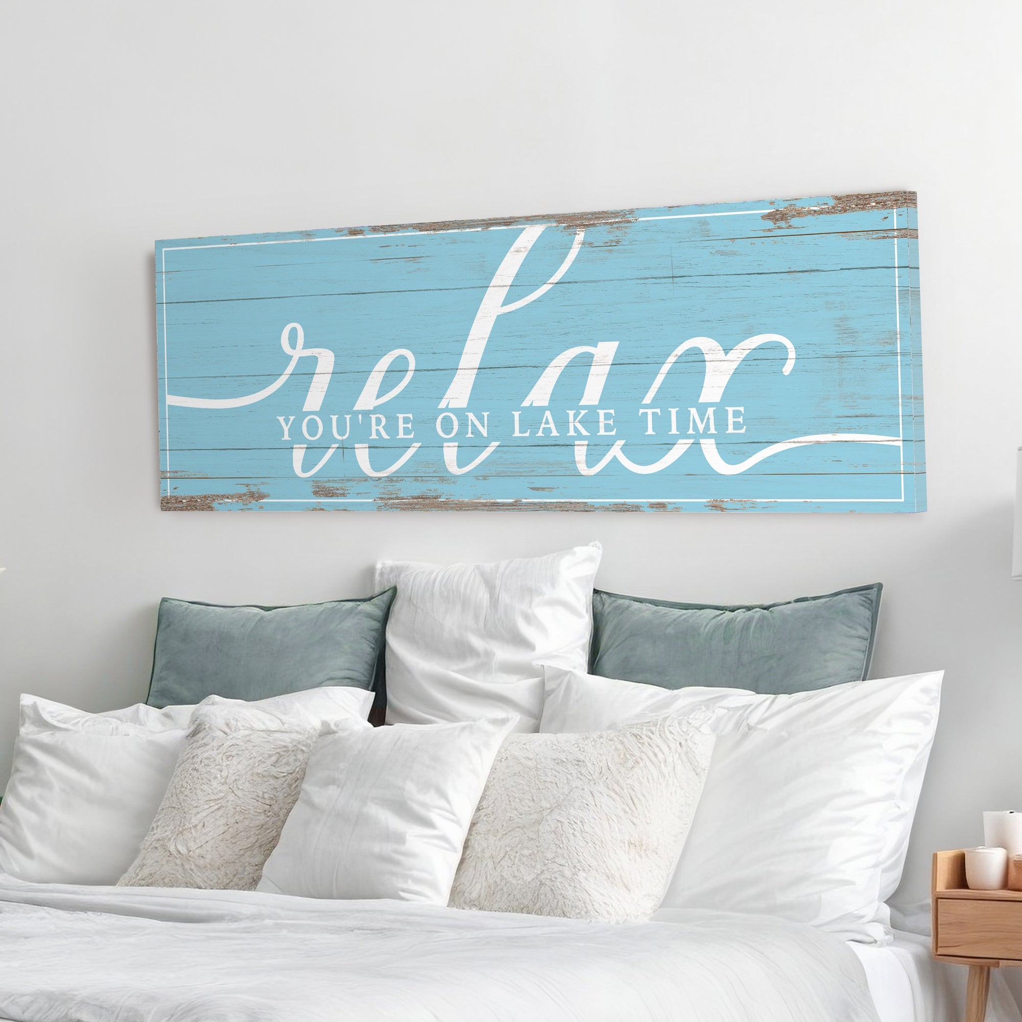 Relax You're on Lake Time Sign III on sale at MyriadMart