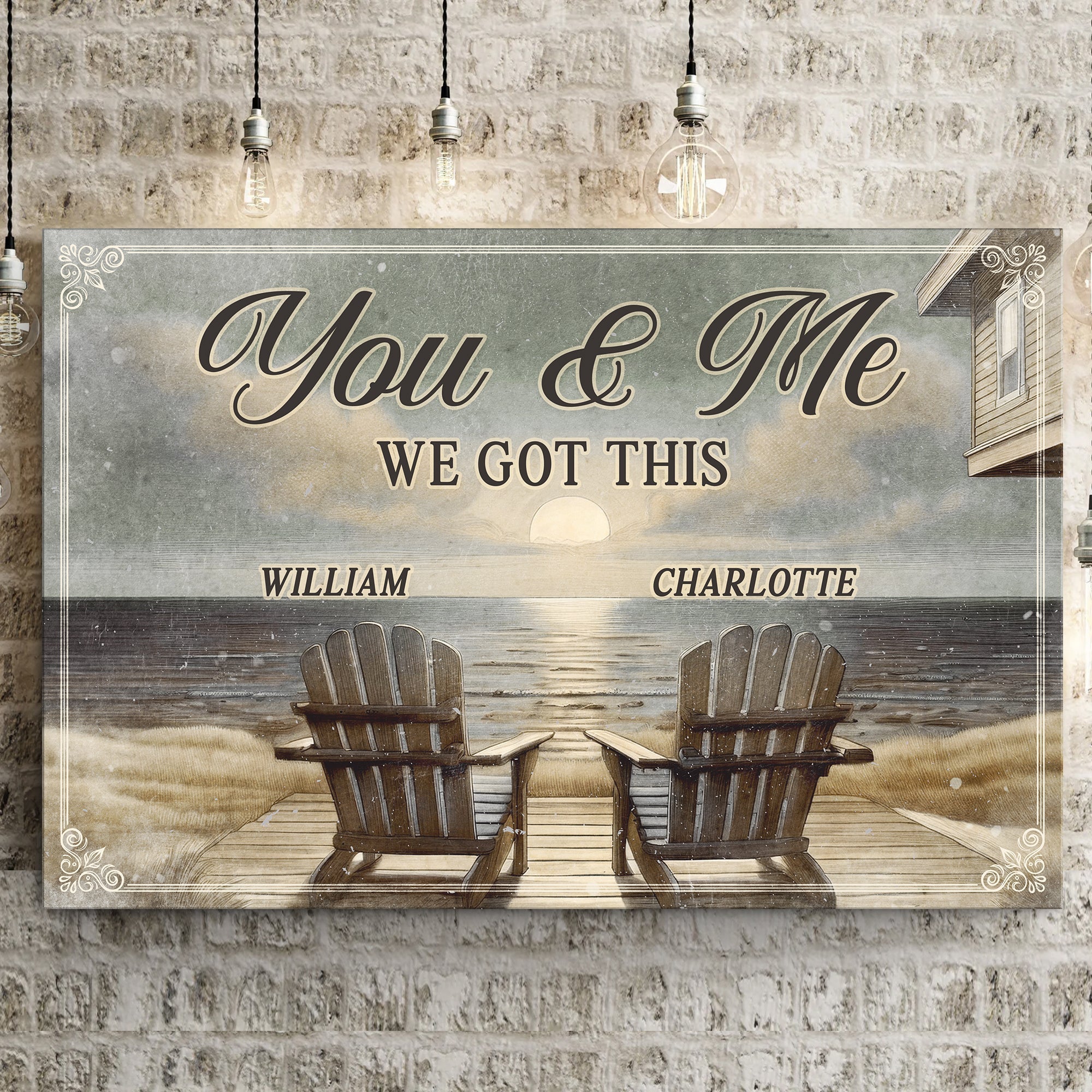 Ranch House Porch Themed We Got This Couple Sign on sale at MyriadMart