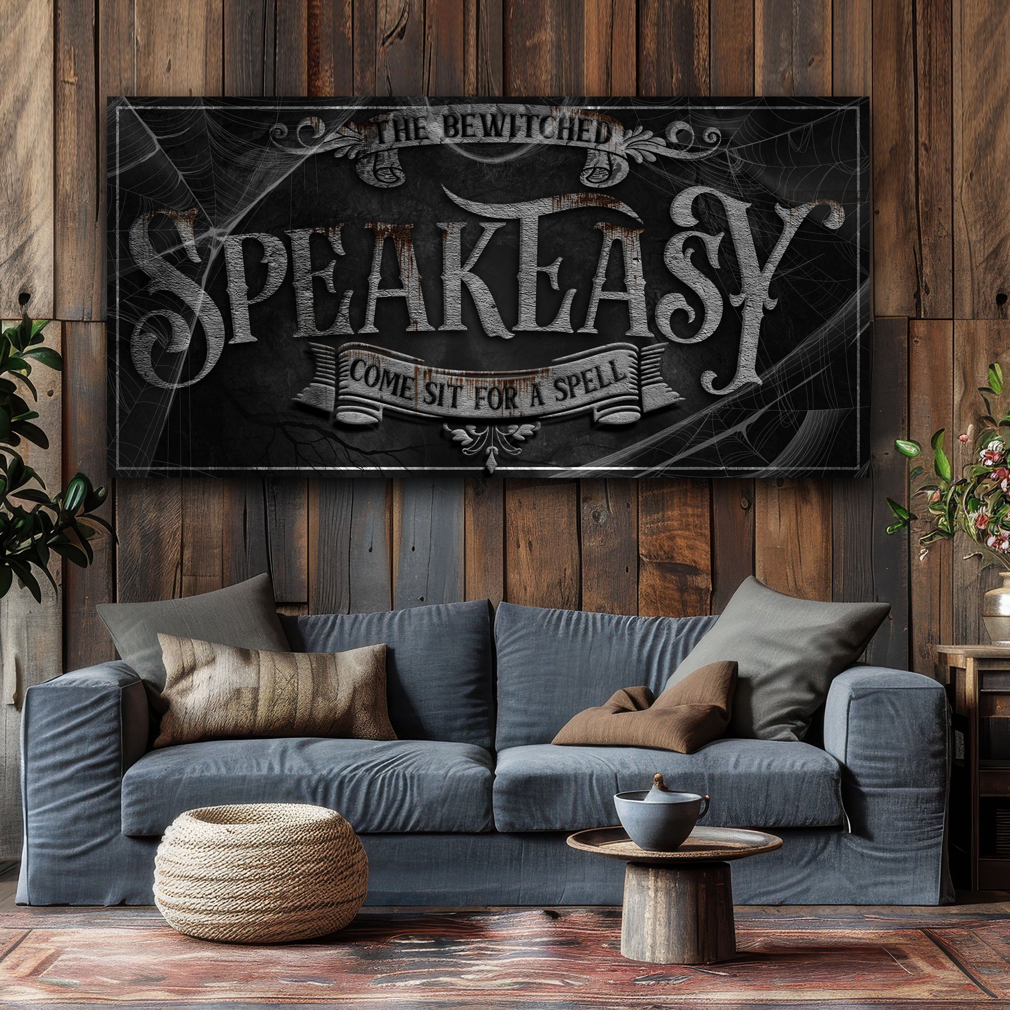 Wicked Witches' Graveyard Bar Halloween Sign III on sale at MyriadMart