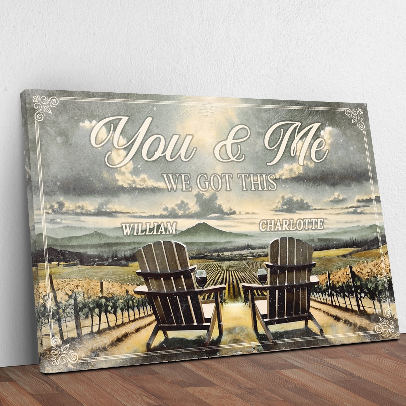 Vineyard Themed We Got This Couple Sign on sale at MyriadMart