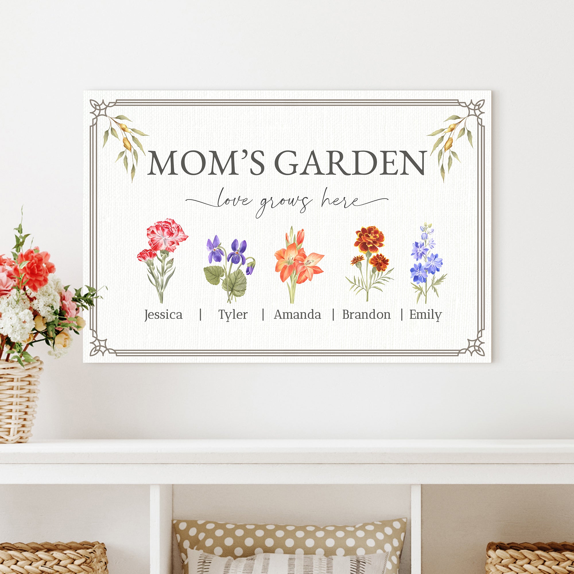 Mother's Day Sign Love Grows Here Mom's Garden on sale at MyriadMart