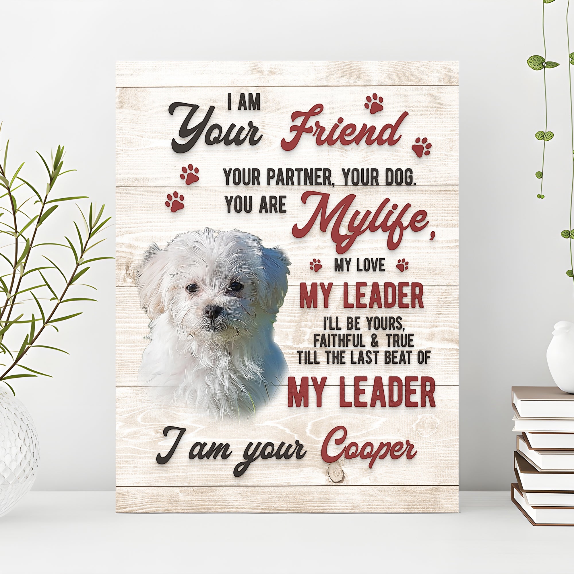 Pet Memorial Sign I Am Your Friend on sale at MyriadMart