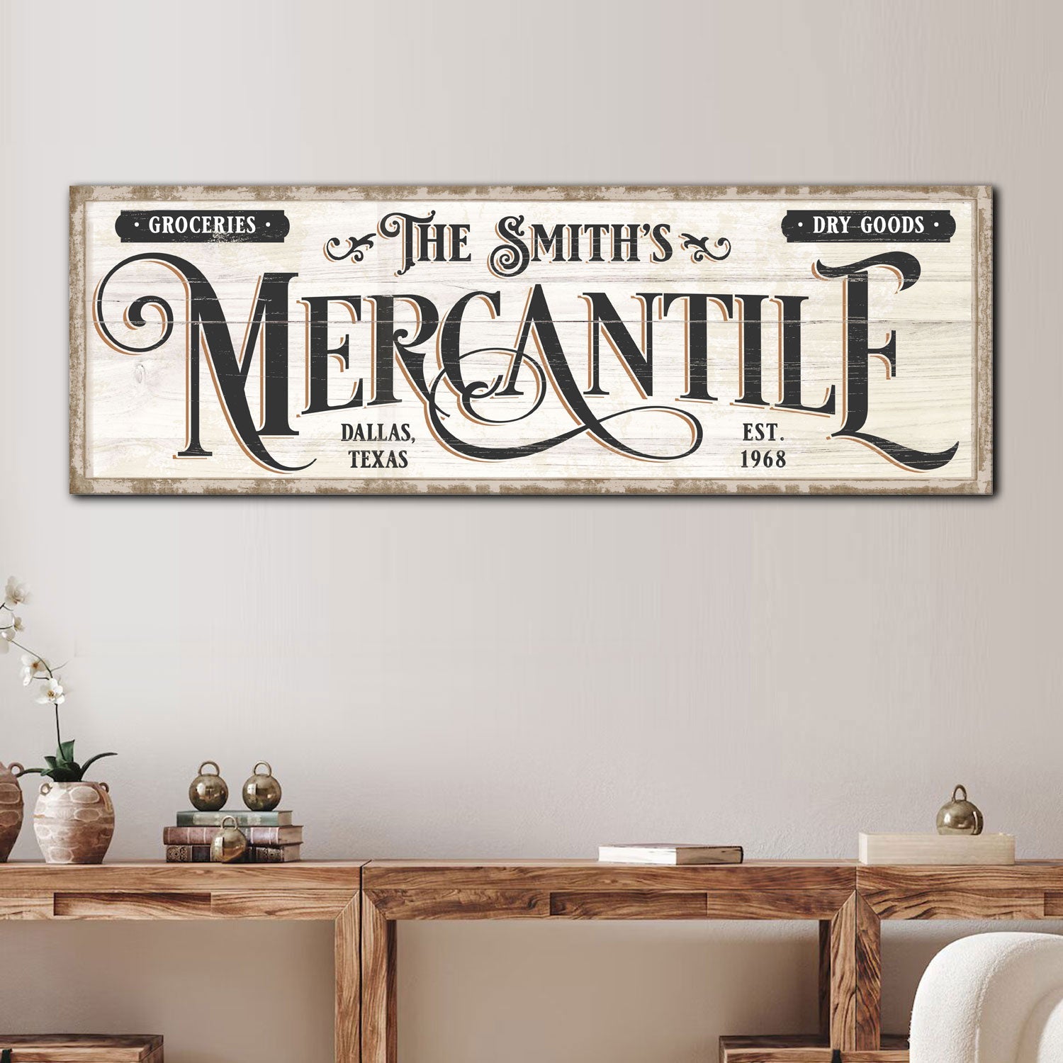Family Mercantile Sign on sale at MyriadMart