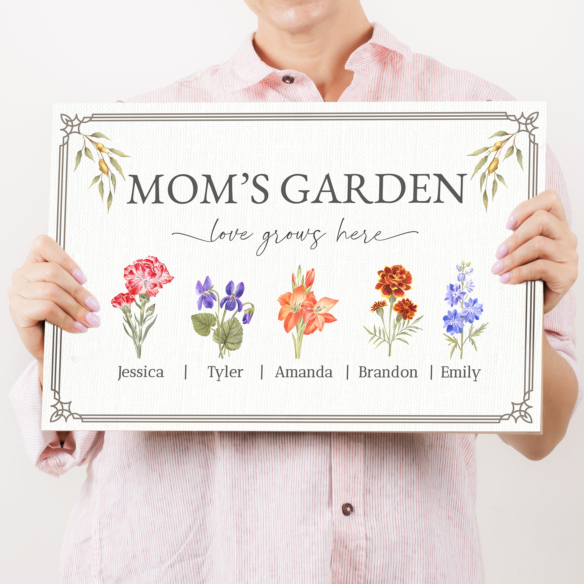 Mother's Day Sign Love Grows Here Mom's Garden on sale at MyriadMart