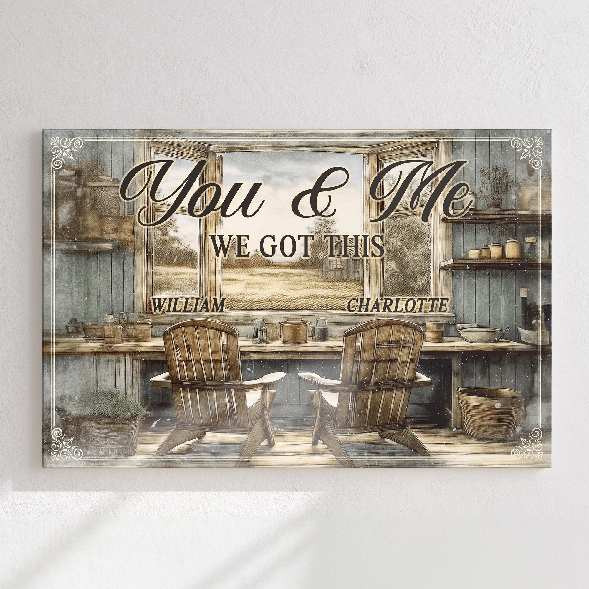 Farmhouse Themed We Got This Couple Sign on sale at MyriadMart