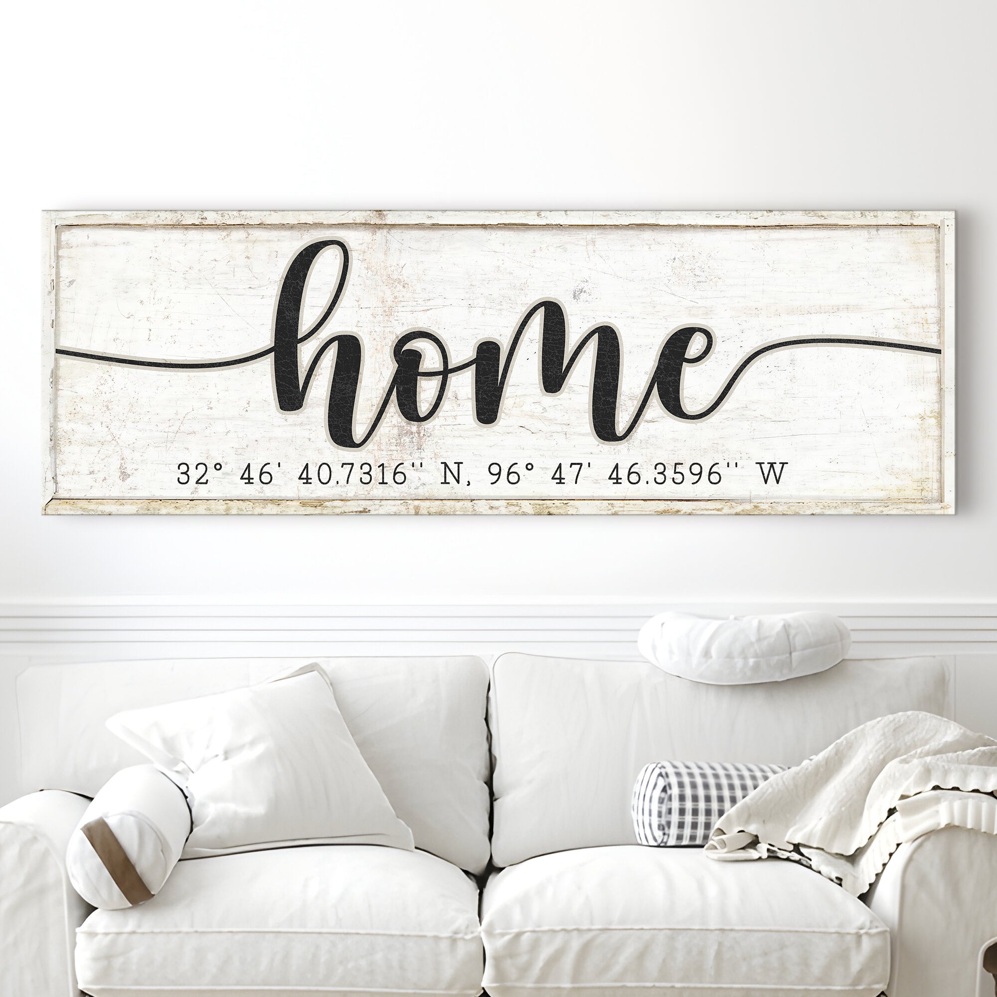 Home Coordinates Family Sign on sale at MyriadMart