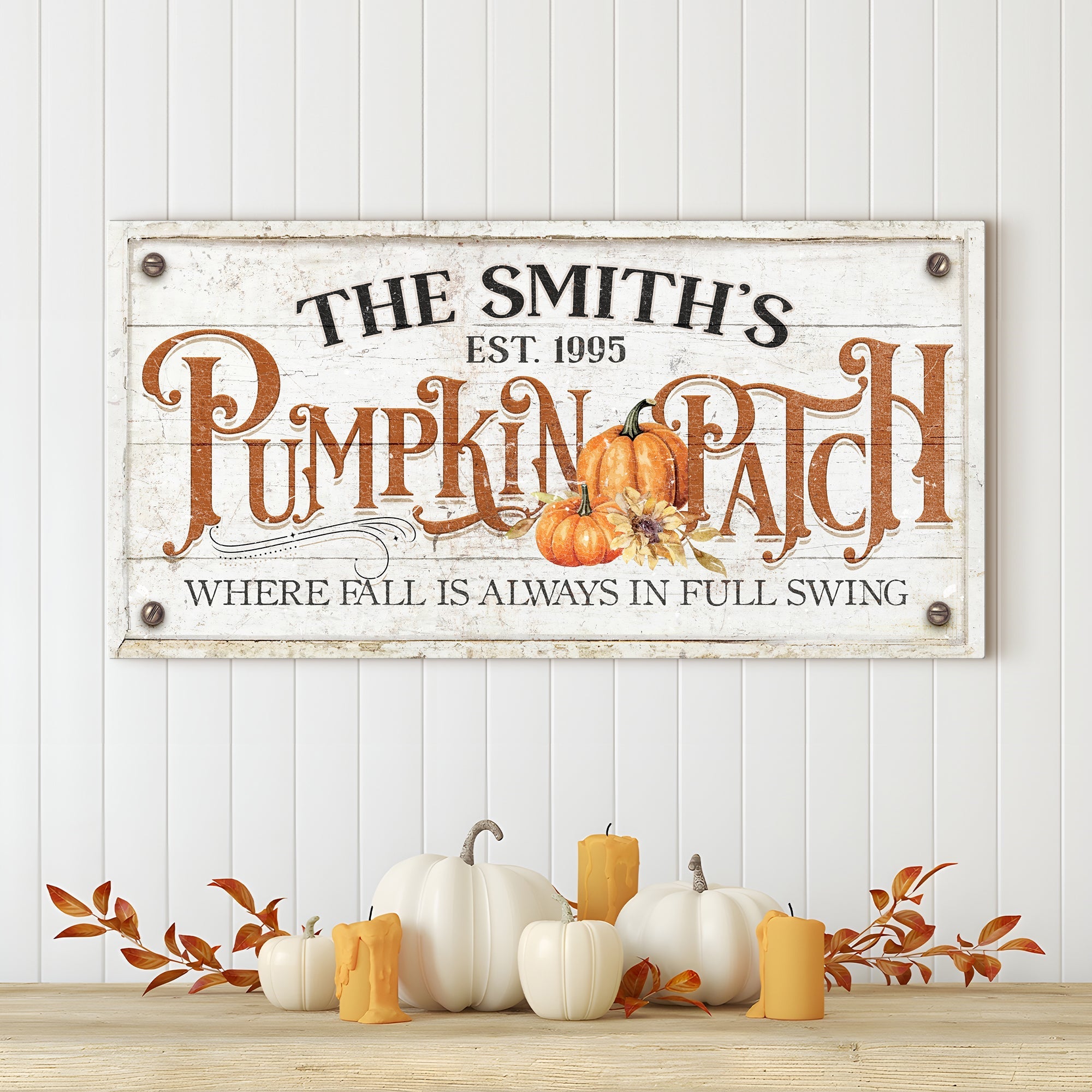 Where Fall Is Always In Full Swing Pumpkin Patch Sign on sale at MyriadMart