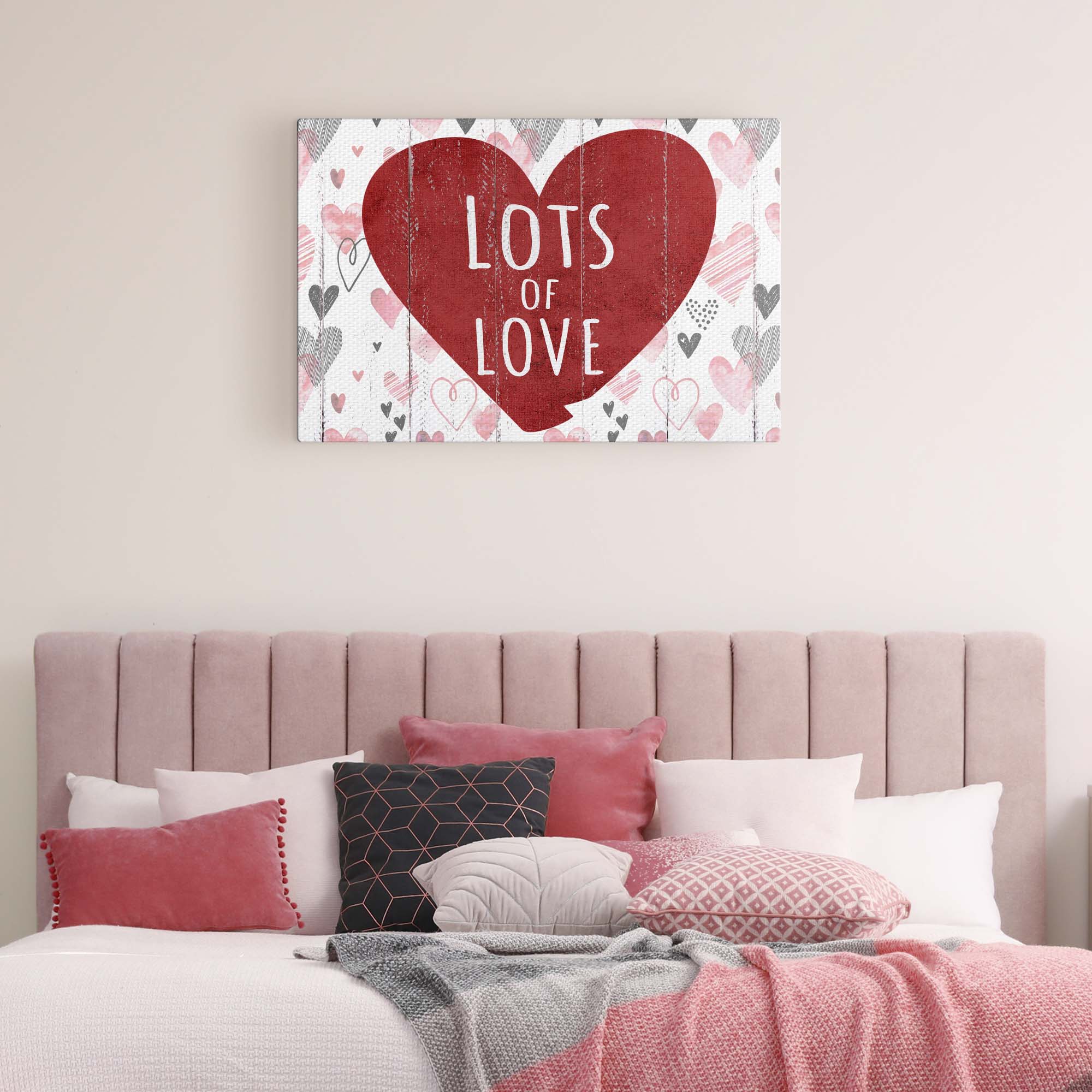 Valentine Lots Of Love Sign on sale at MyriadMart