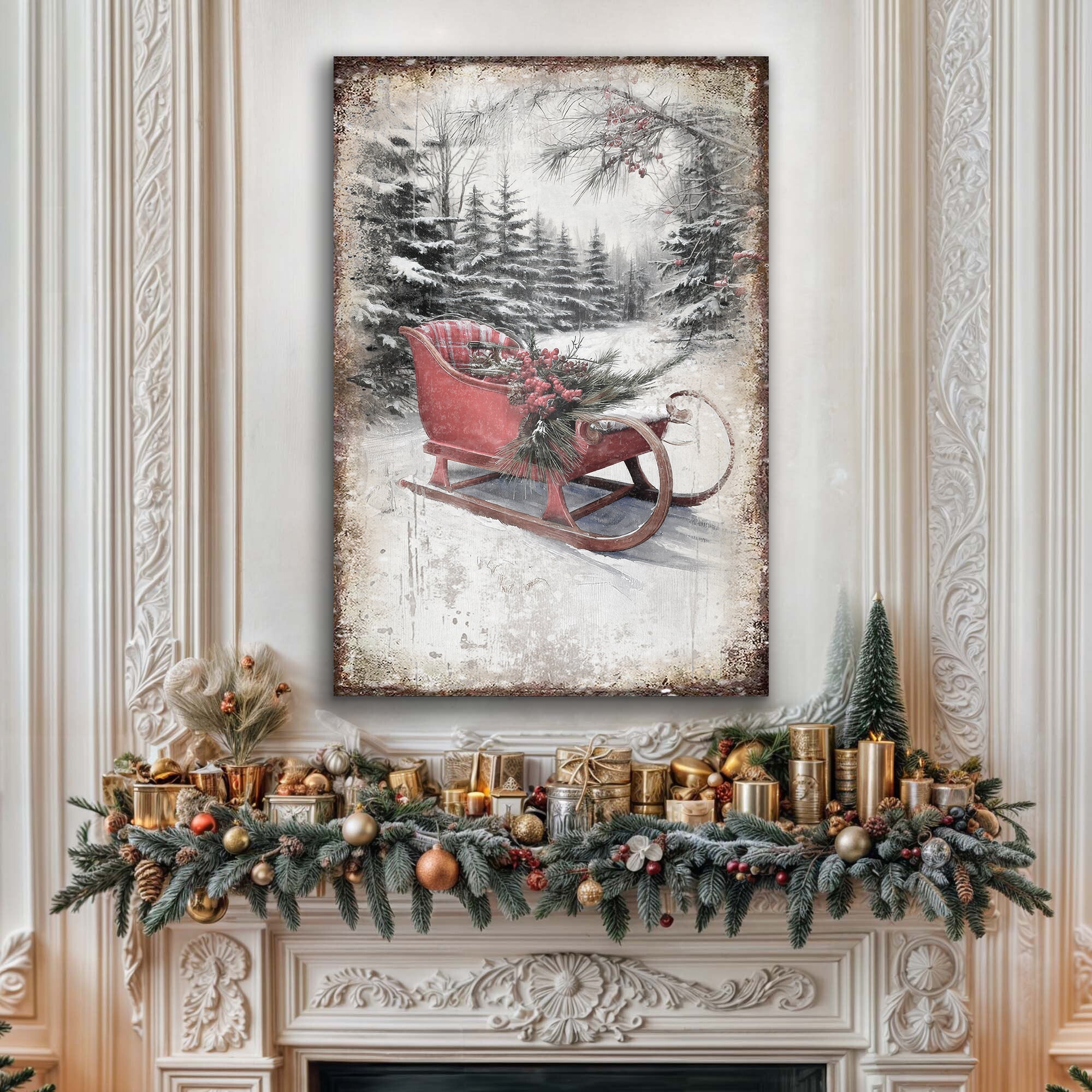 Vintage Christmas Bells Wall Art II on sale at MyriadMart