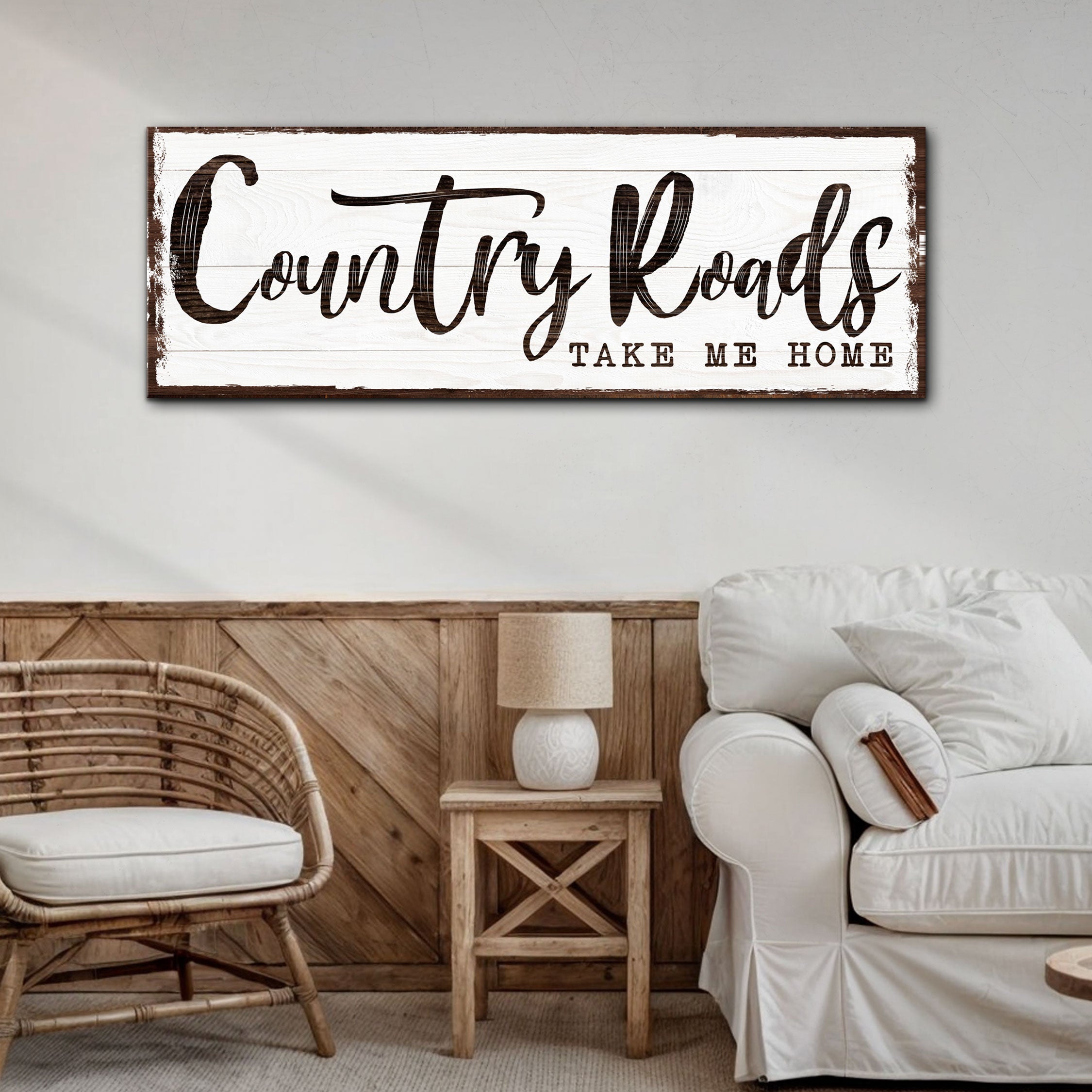 Country Roads Take Me Home Sign III on sale at MyriadMart