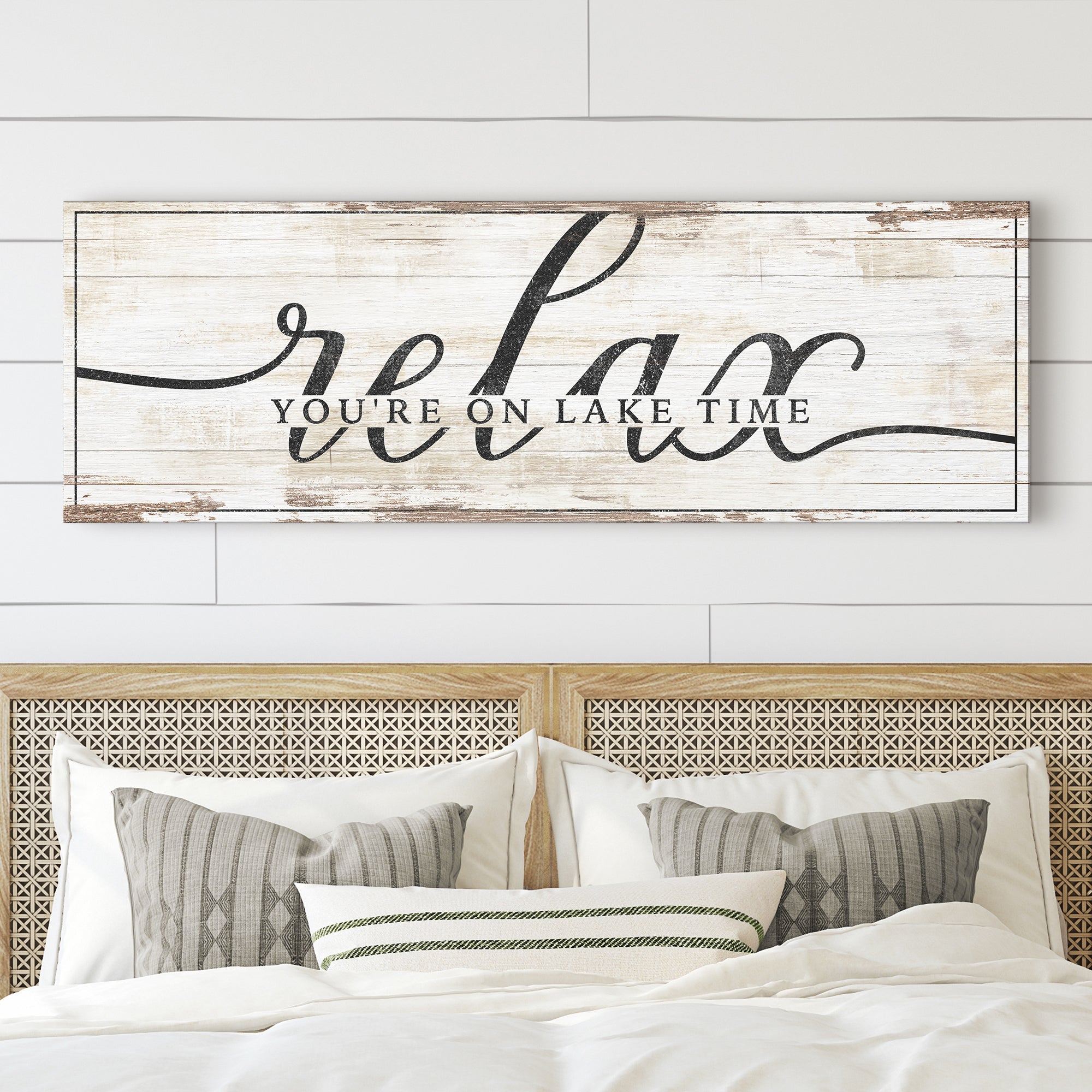 Relax You're on Lake Time Sign II on sale at MyriadMart