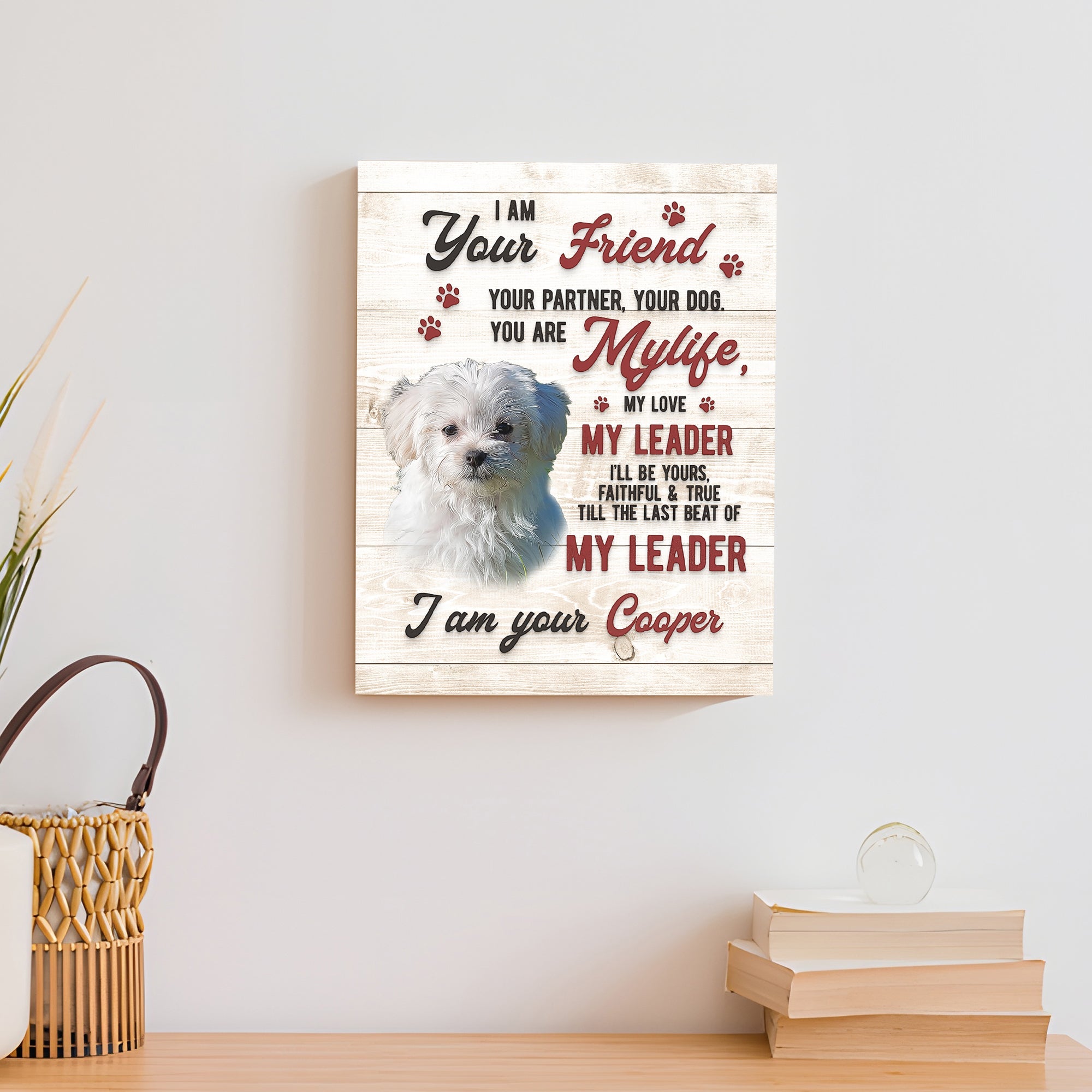 Pet Memorial Sign I Am Your Friend on sale at MyriadMart