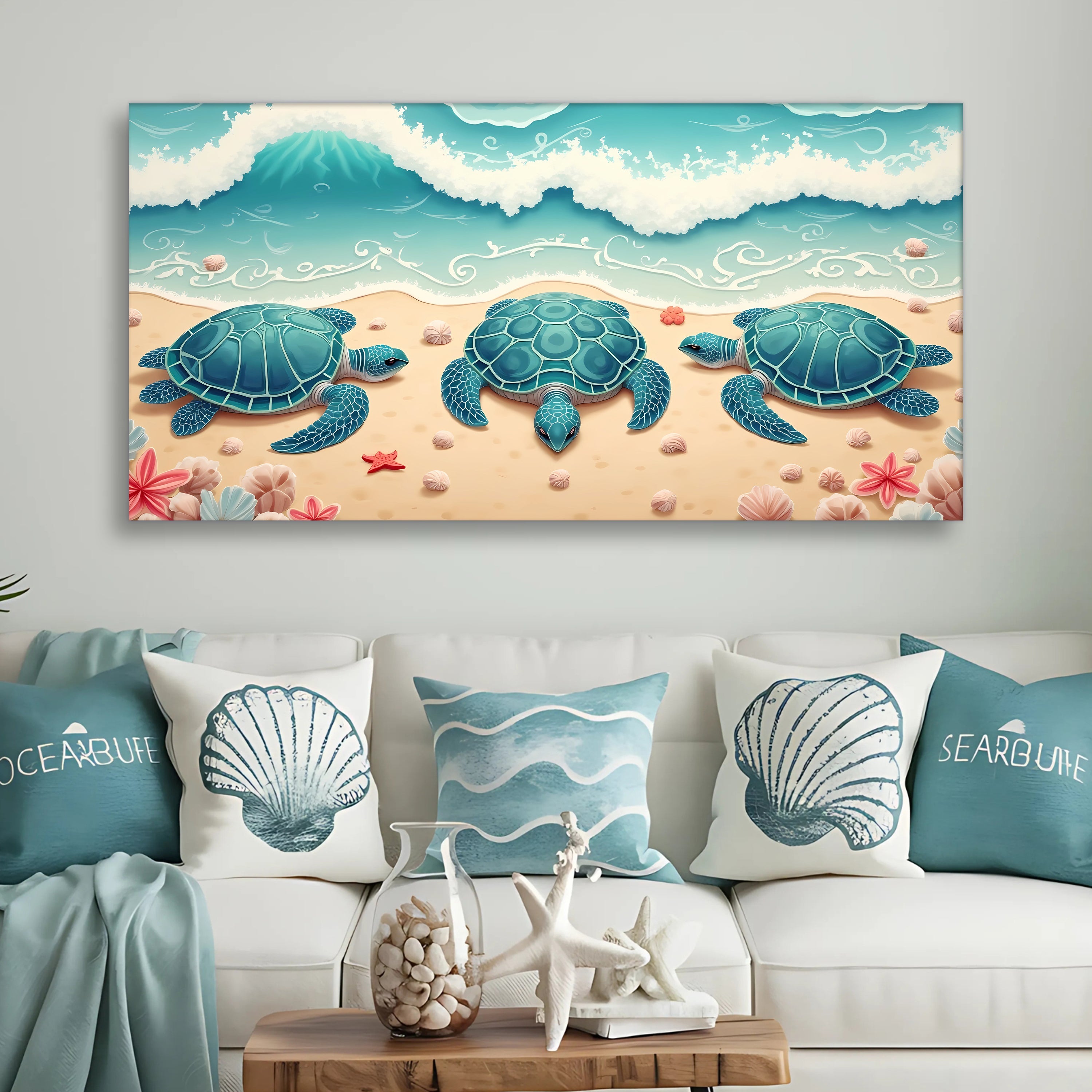 3D Coastal Wall Art II on sale at MyriadMart