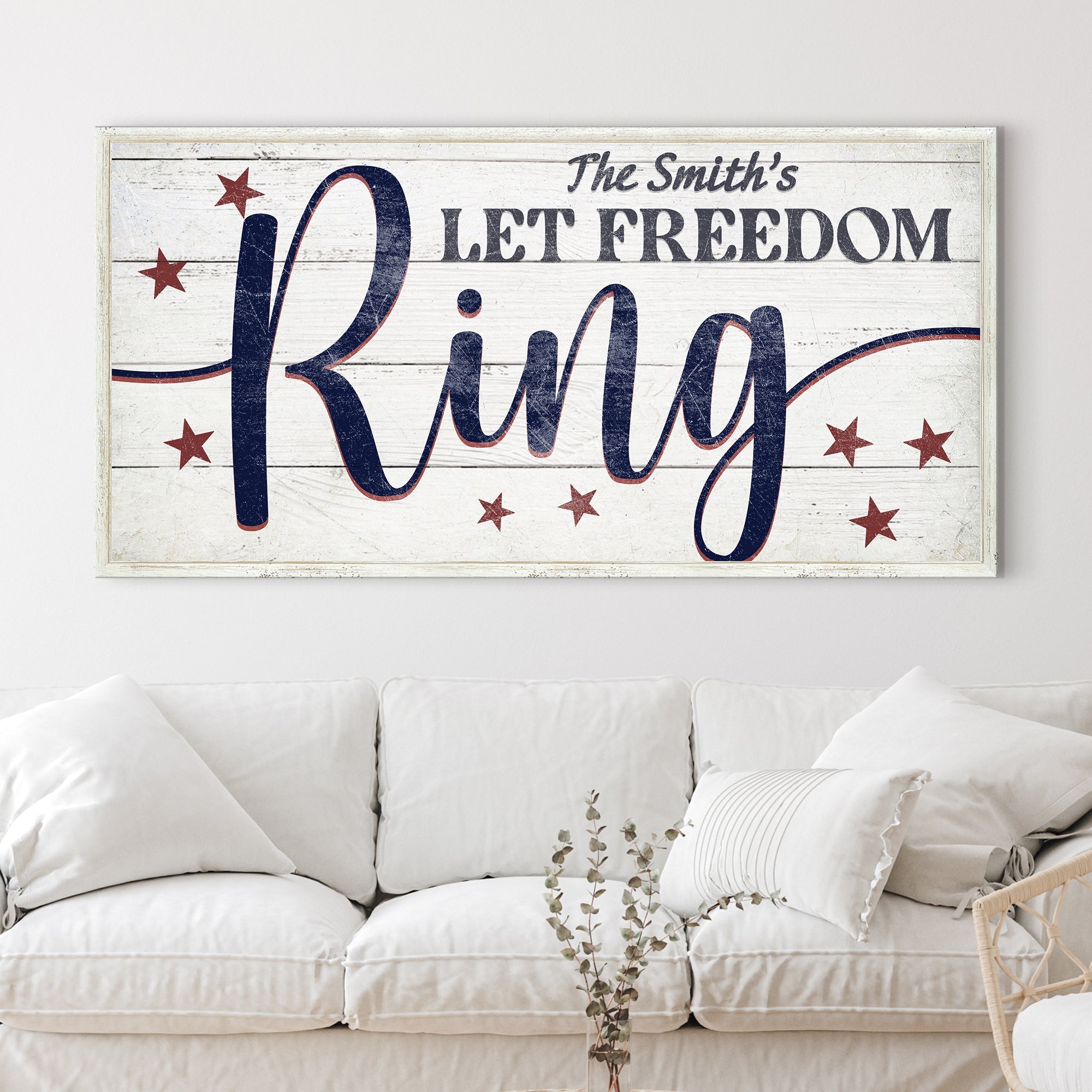 Let Freedom Ring Personalized Sign on sale at MyriadMart