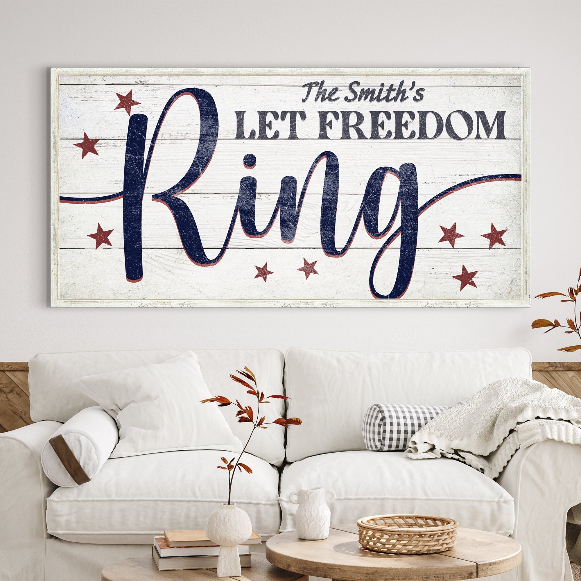 Let Freedom Ring Personalized Sign on sale at MyriadMart