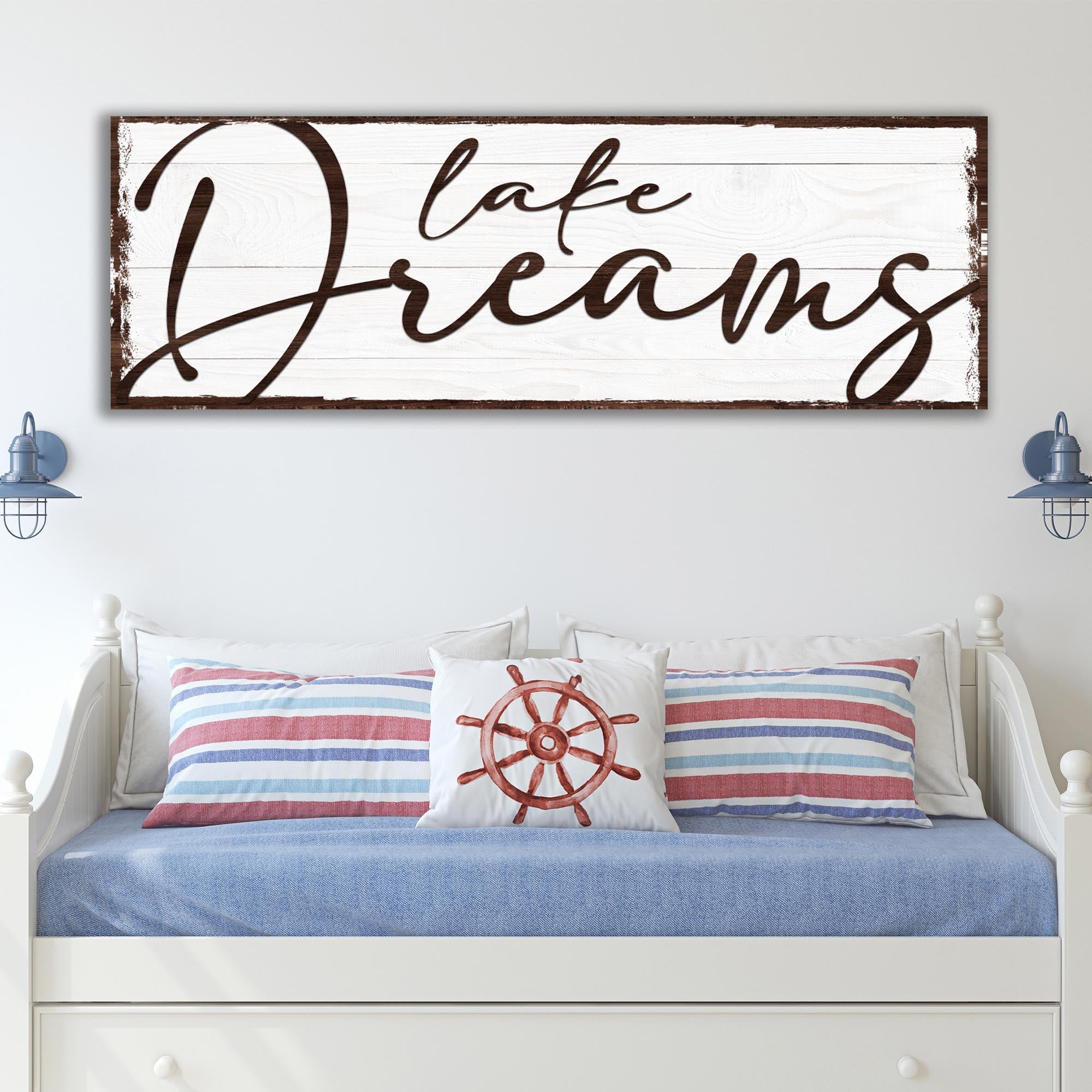 Lake Dreams Sign on sale at MyriadMart