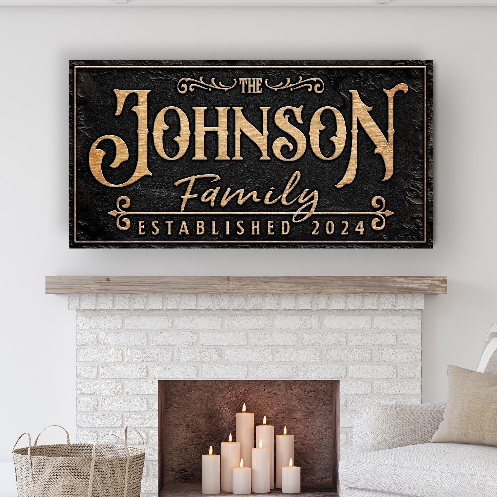 Personalized Family Sign X on sale at MyriadMart