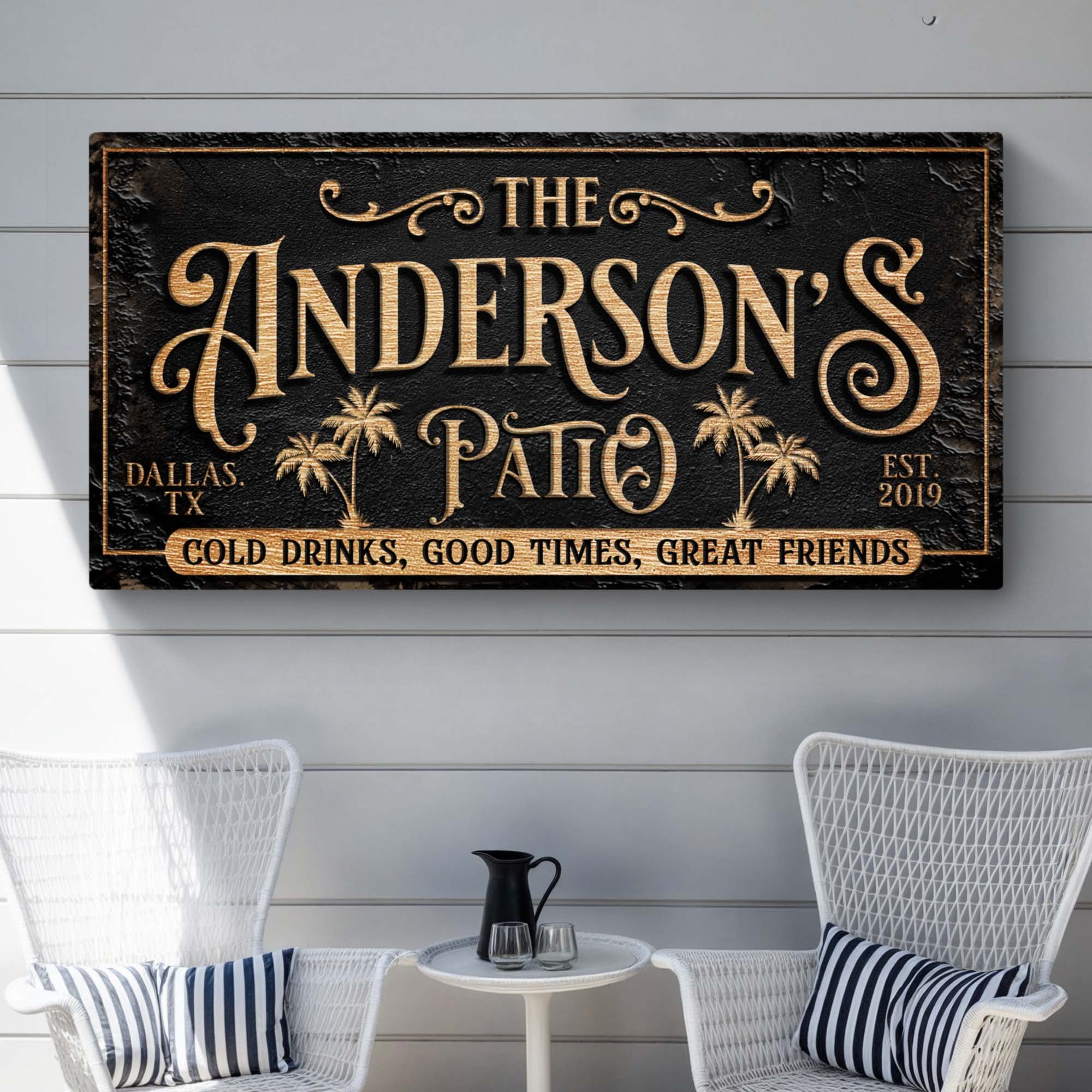 Personalized Patio Sign on sale at MyriadMart