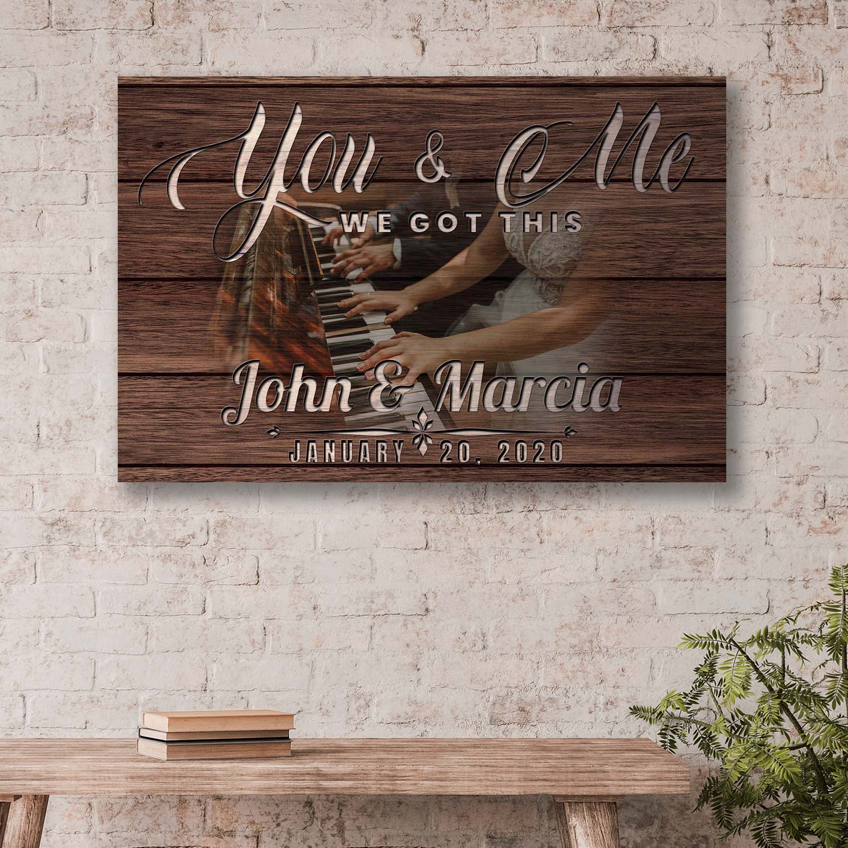 You and Me We Got This Couple Piano Sign on sale at MyriadMart