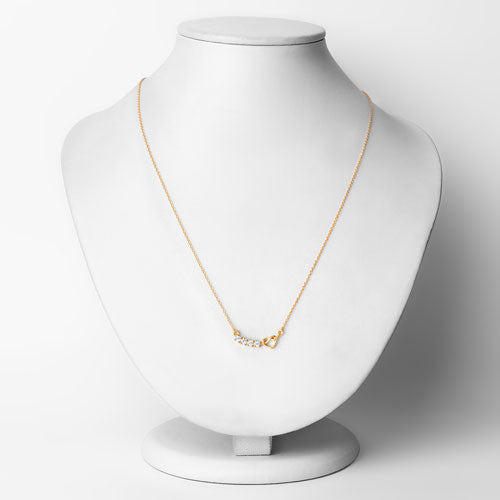 0.24 Carat Genuine Aquamarine .925 Sterling Silver Necklace on sale at MyriadMart