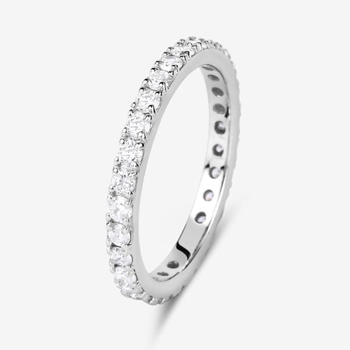 1.00 Carat Lab Grown Diamond 14K White Gold Ring on sale at MyriadMart
