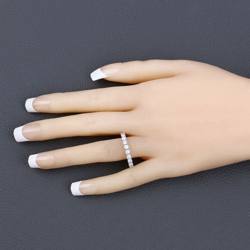 2.00 Carat Lab Grown Diamond 14K White Gold Ring on sale at MyriadMart