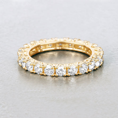 2.00 Carat Lab Grown Diamond 14K Yellow Gold Ring on sale at MyriadMart