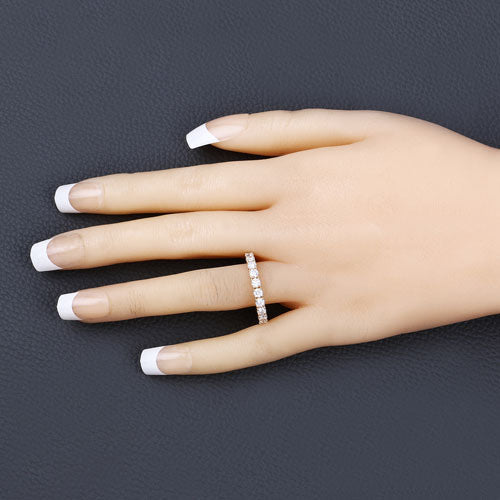 2.00 Carat Lab Grown Diamond 14K Yellow Gold Ring on sale at MyriadMart