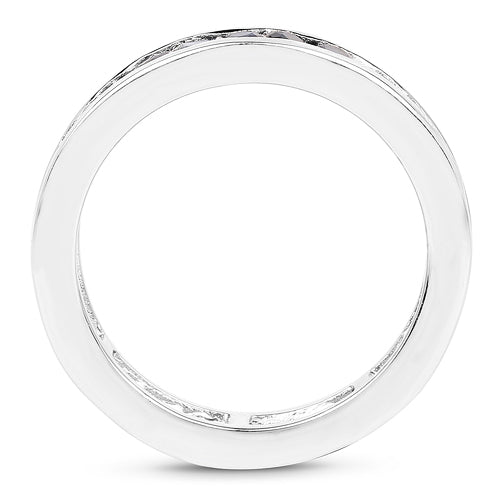 2.00 Carat Genuine Blue Sapphire .925 Sterling Silver Ring on sale at MyriadMart