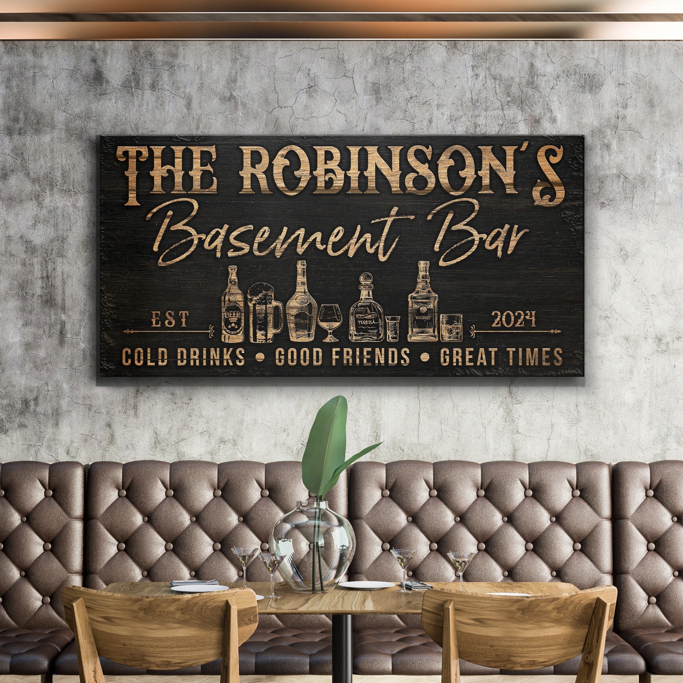 Personalized Basement Bar Sign III on sale at MyriadMart