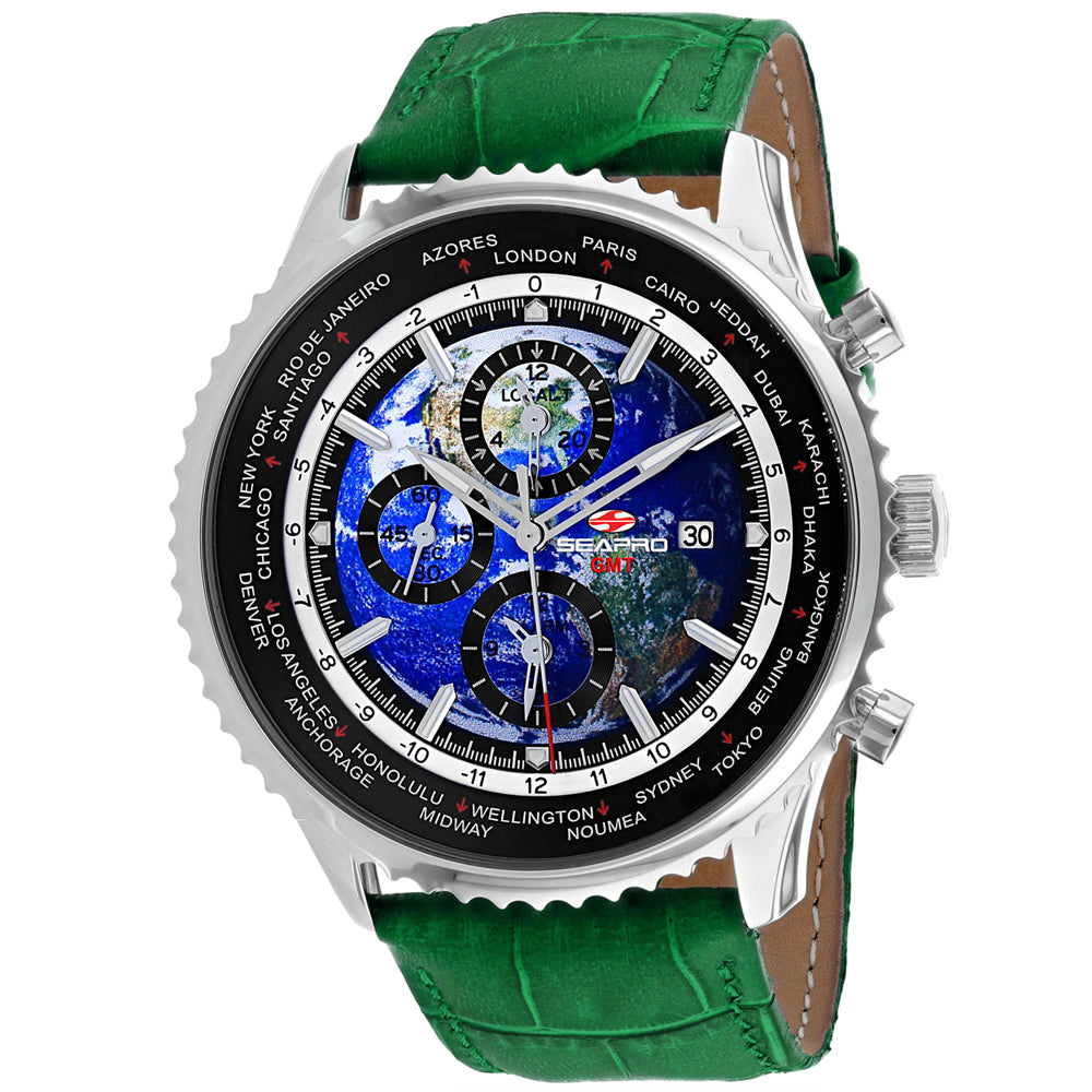 Seapro Men's Meridian World Timer GMT on sale at MyriadMart