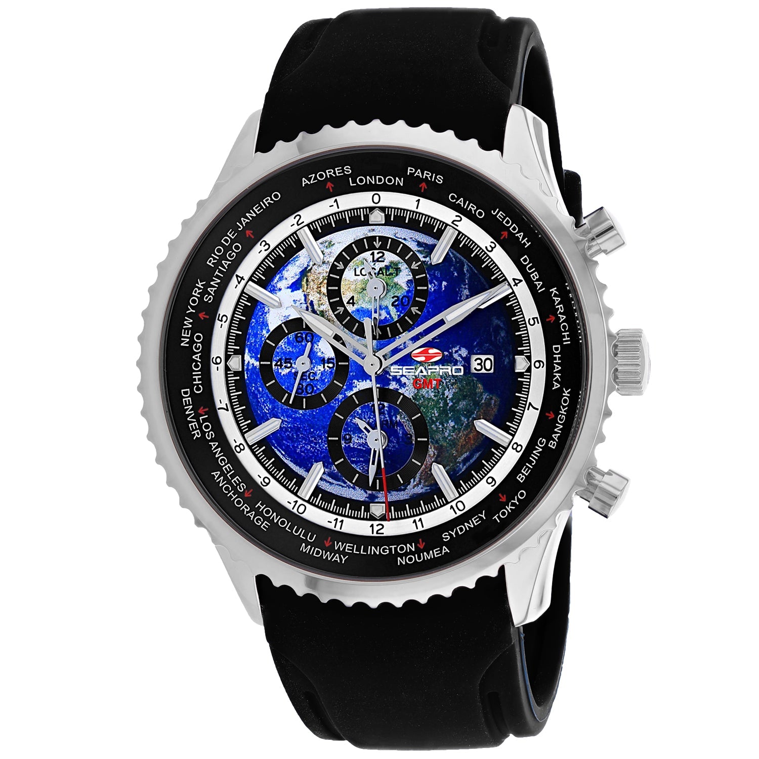 Seapro Men's Meridian World Timer GMT on sale at MyriadMart