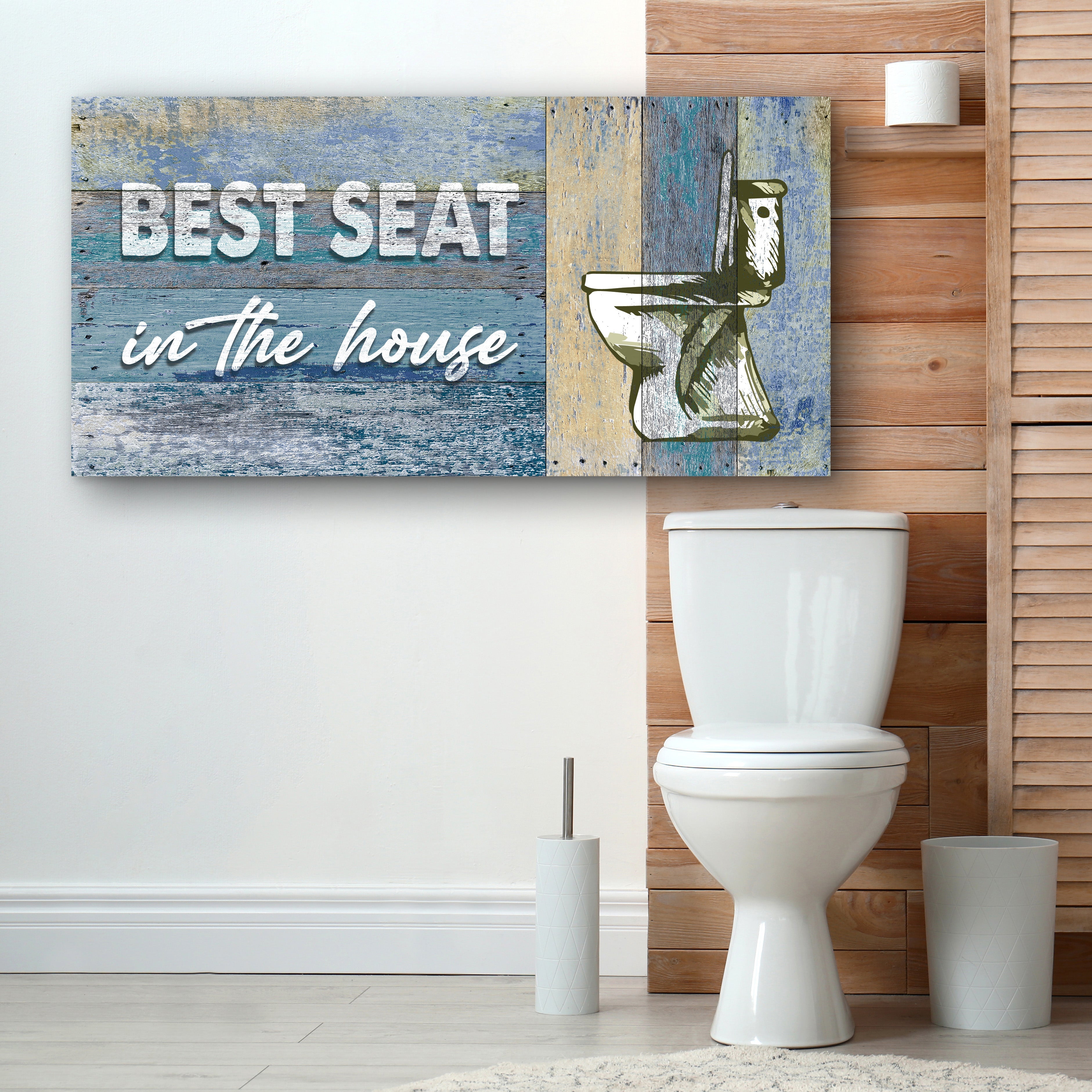Best Seat In The House Toilet Sign II on sale at MyriadMart