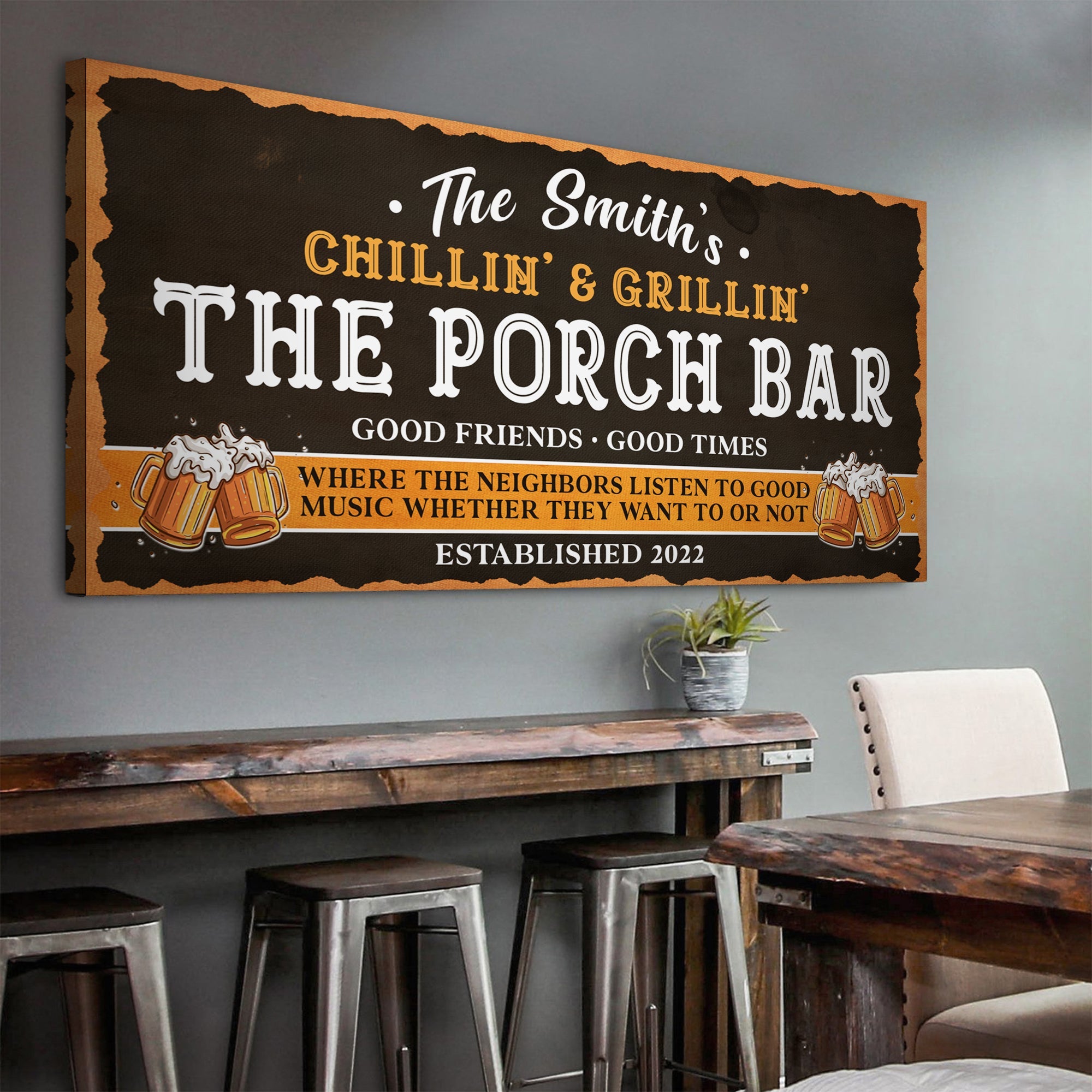 Family Porch Bar Sign on sale at MyriadMart