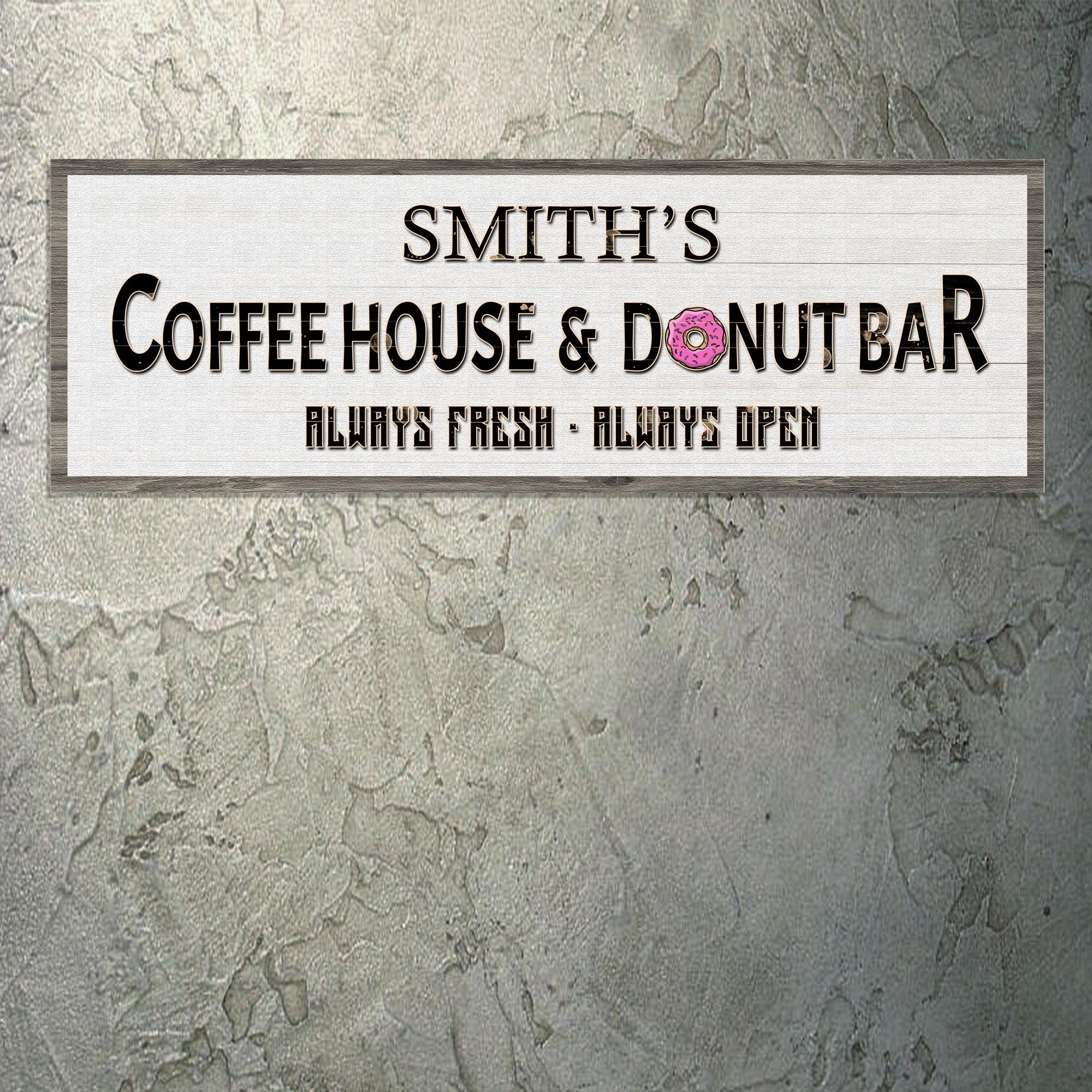 Coffee House And Donut Bar Sign II on sale at MyriadMart