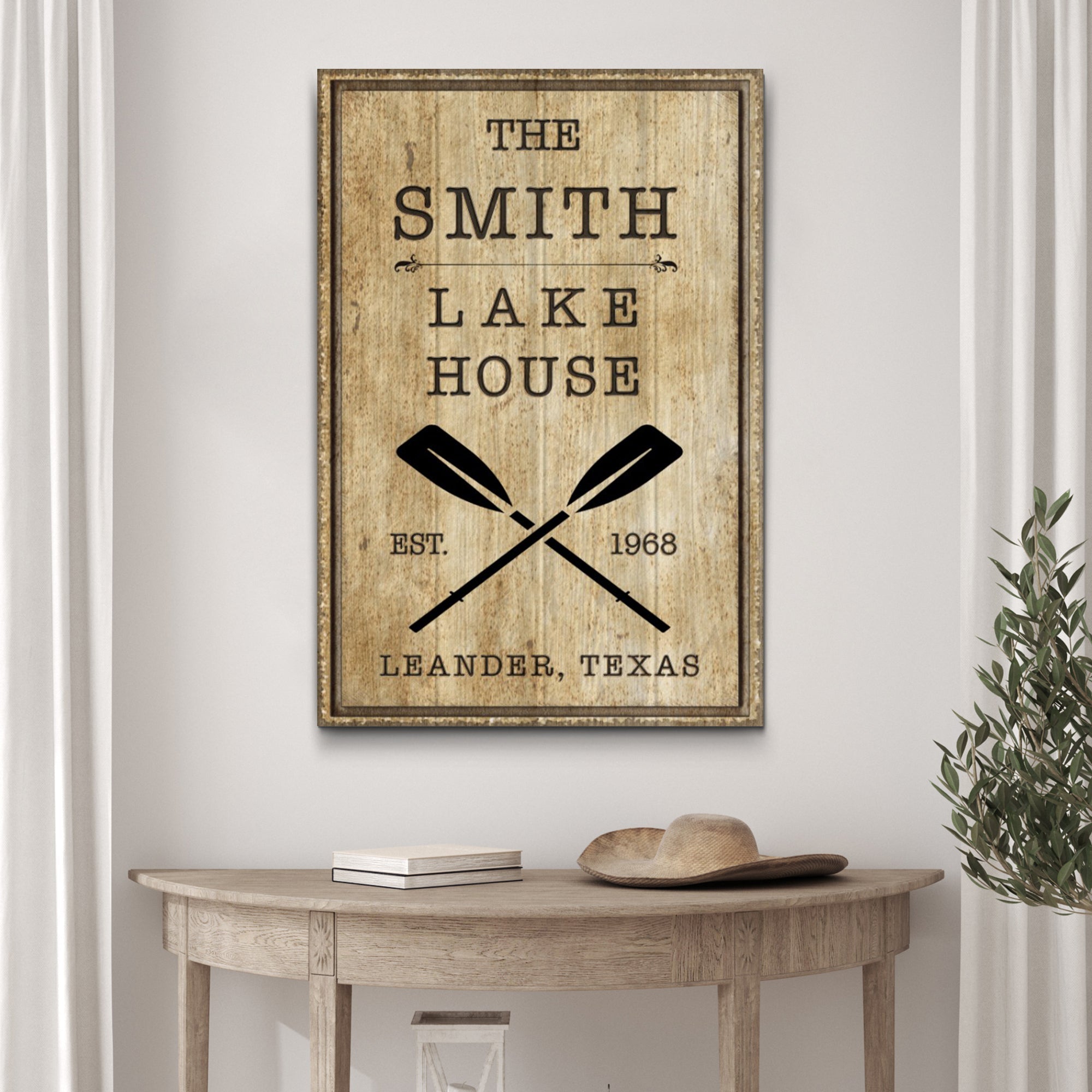 Family Lake House Rustic Sign II on sale at MyriadMart