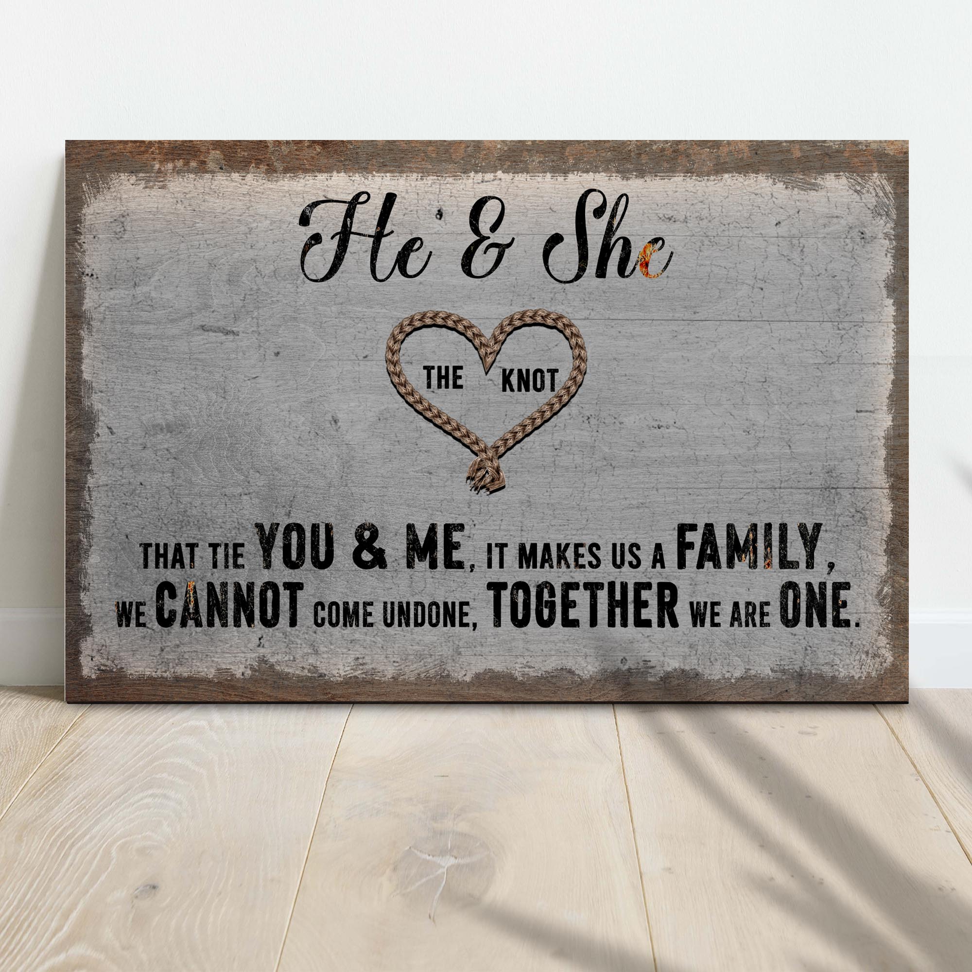 He And She You And Me Together Sign on sale at MyriadMart