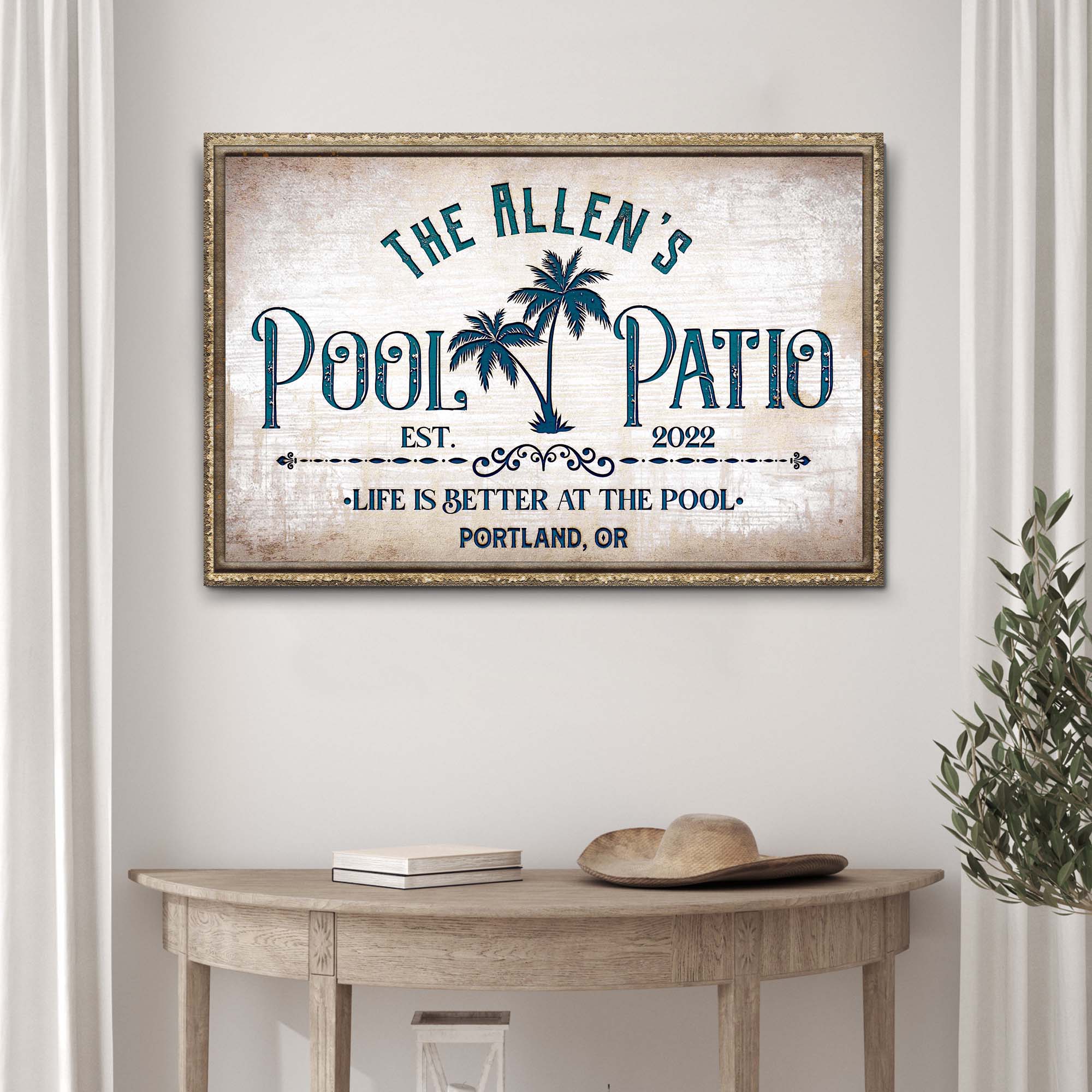 Life Is Better At The Pool And Patio Sign on sale at MyriadMart
