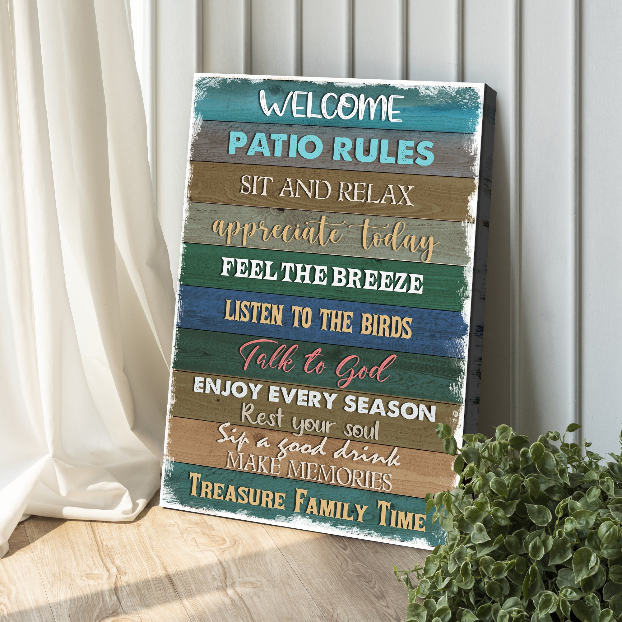 Patio Rules Sign on sale at MyriadMart